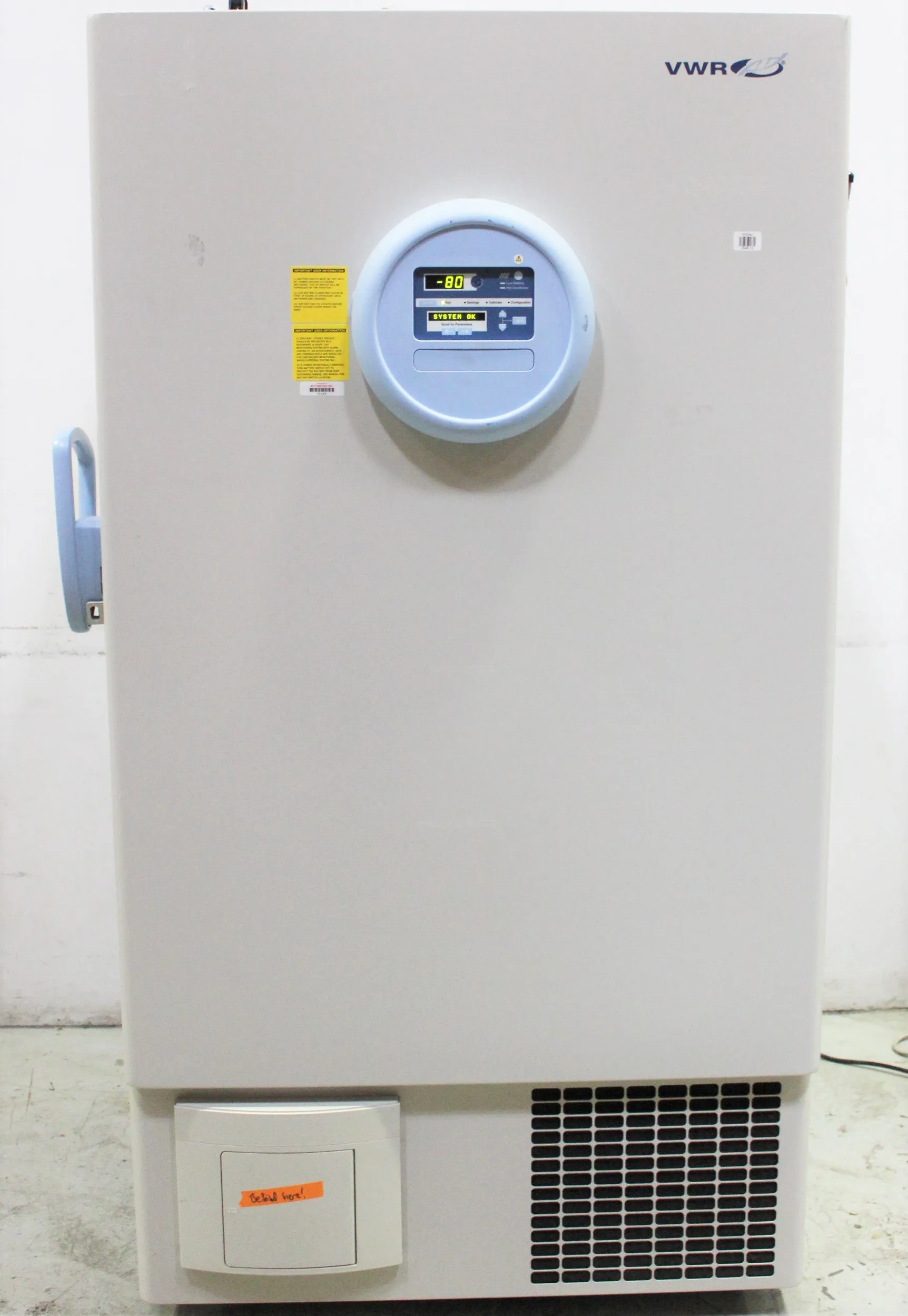 VWR Ultra Low Temperature Freezer 40086A -86°C 23 cuft 400 Box Capacity