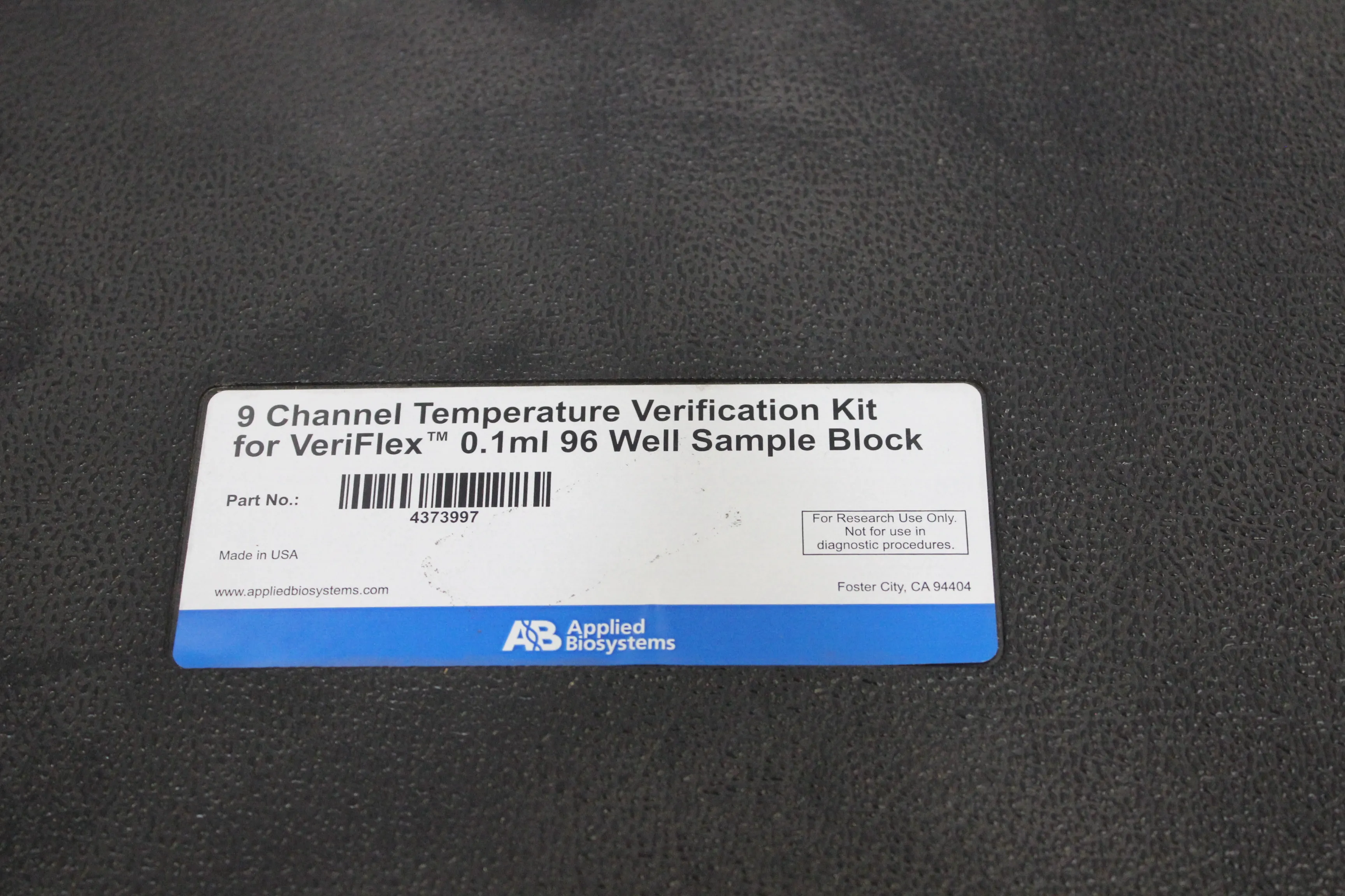 Applied Biosystems 4373997 Temperature Verification Kit and Probes