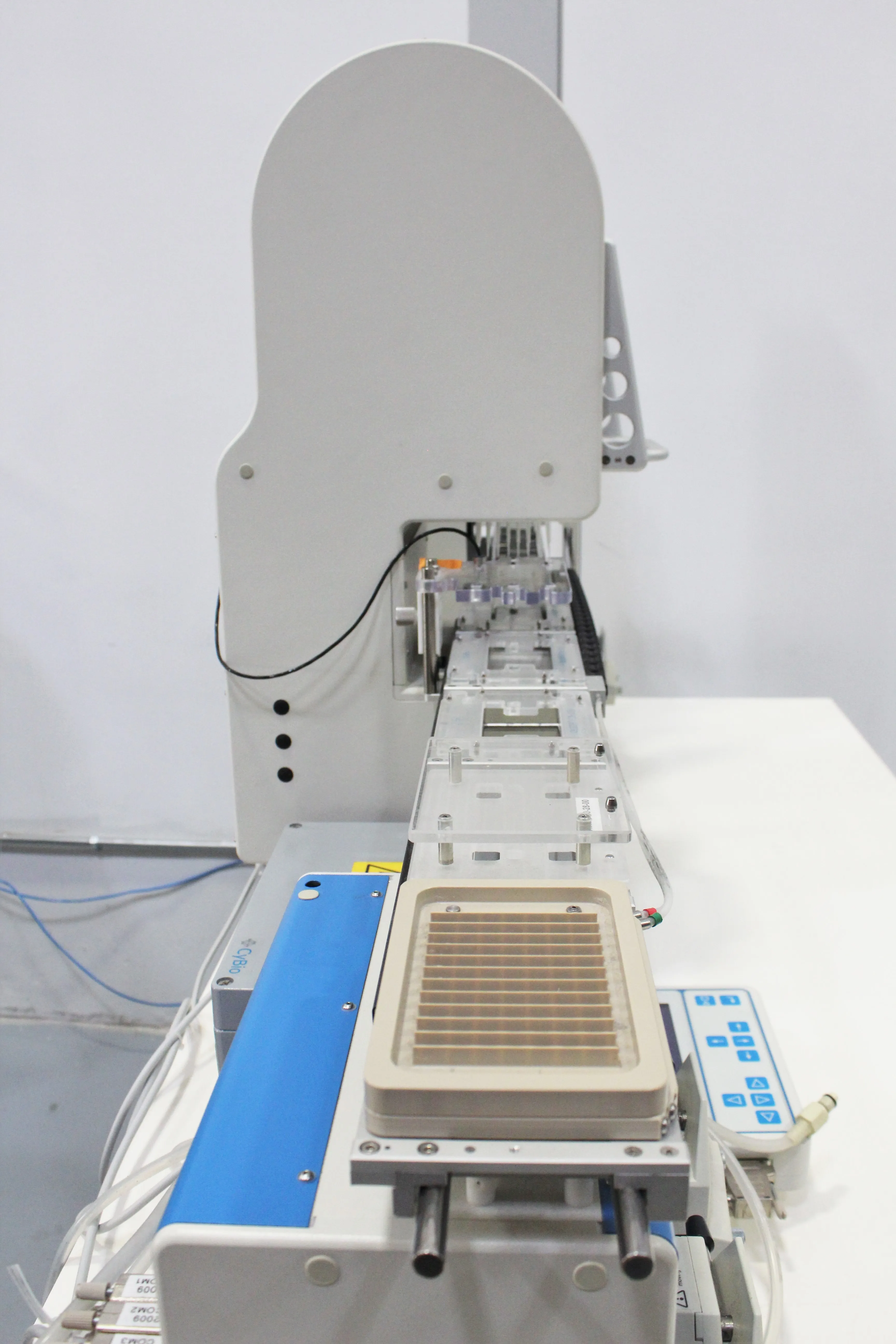 CyBio AG CyBi-Well Vario Automated Liquid Handler Class 2 Used Lab Equipment 120V/220V 50Hz/60Hz 30-Day Warranty