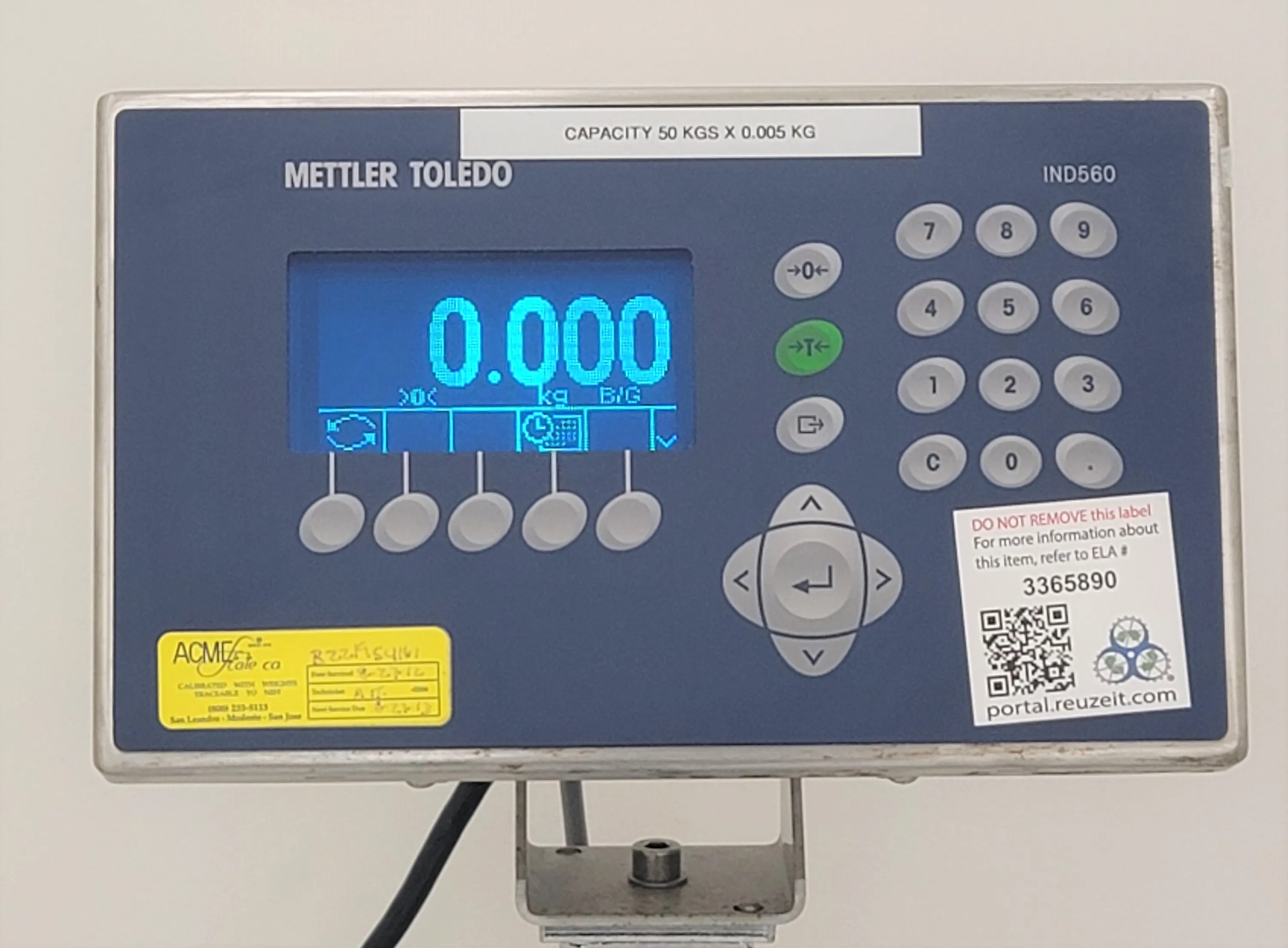 Mettler-Toledo IND560 Bench Scale / Floor Scale