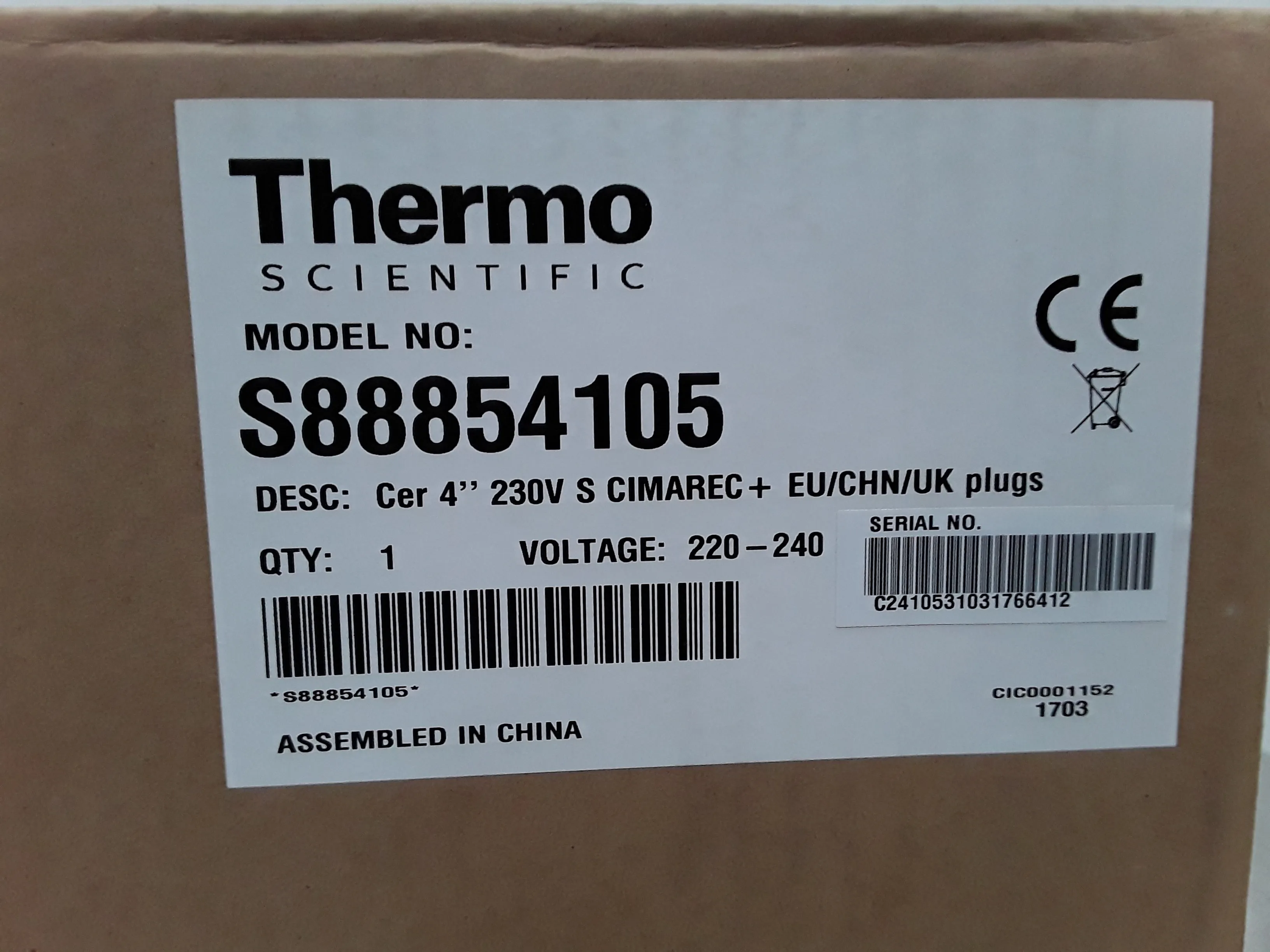 Thermo Fisher Cimarec Stir Plate S88854105