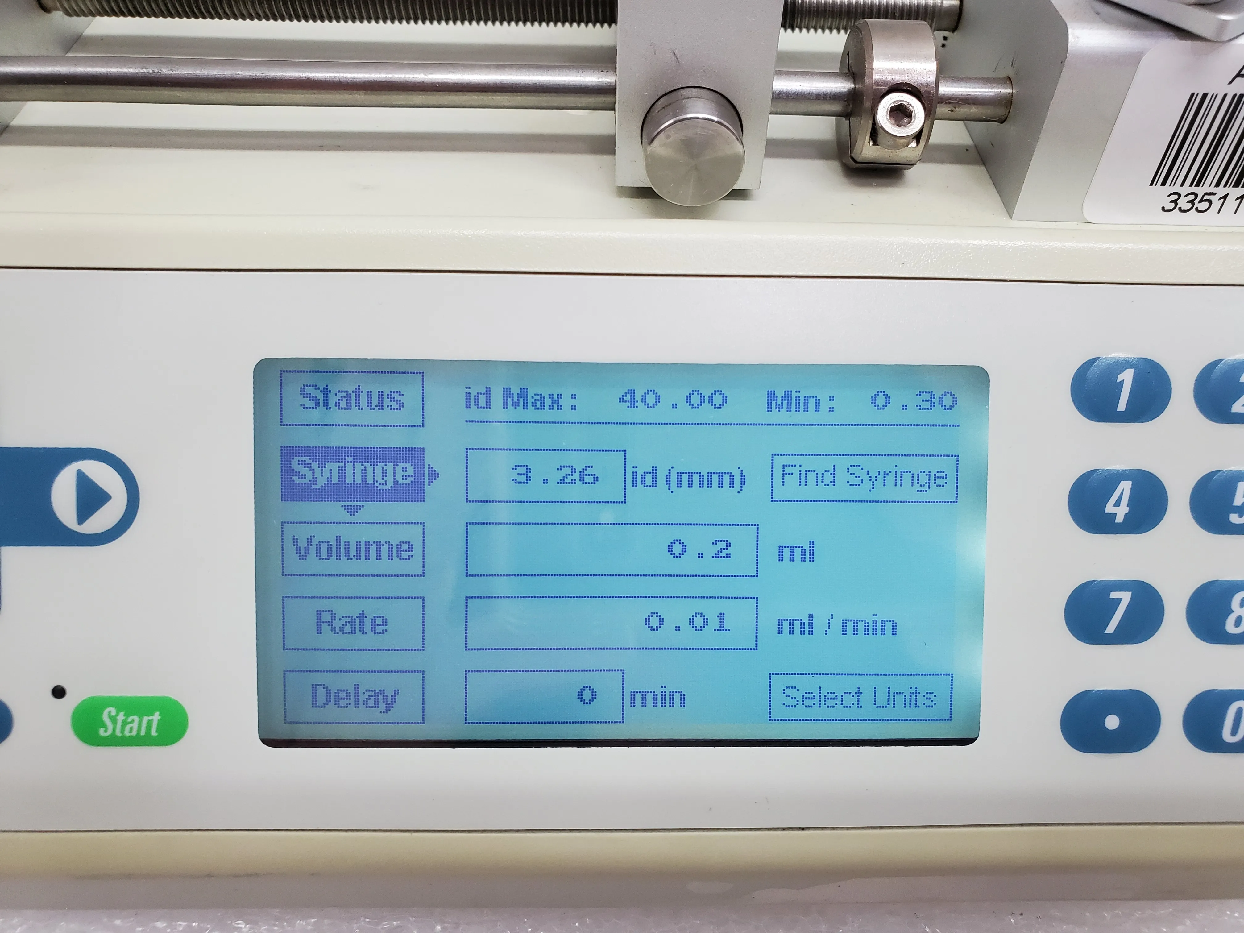 Chemyx Fusion 100T Syringe Pump