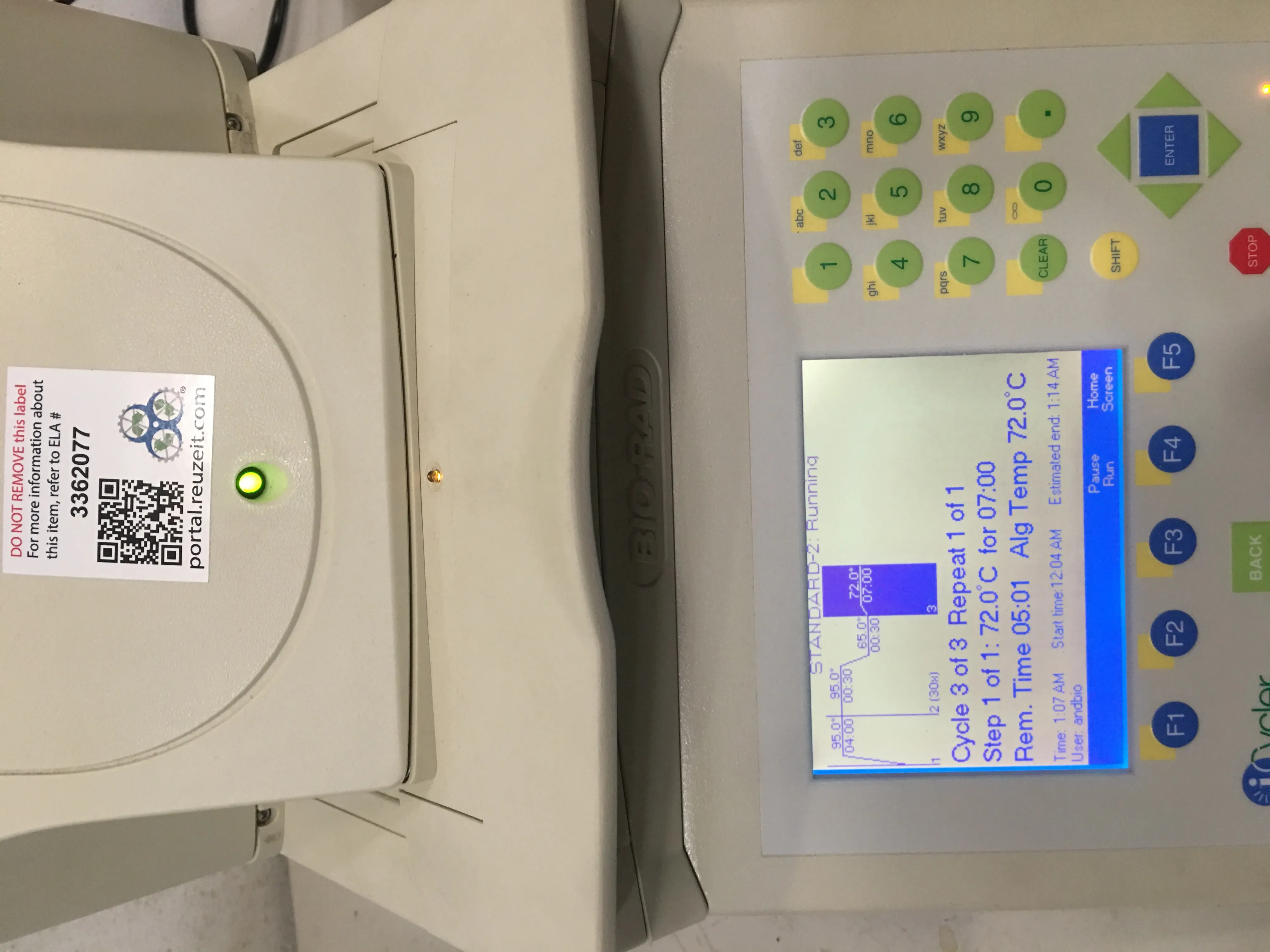 BIO-RAD iCycler Thermal Cycler Real Time PCR Detector System