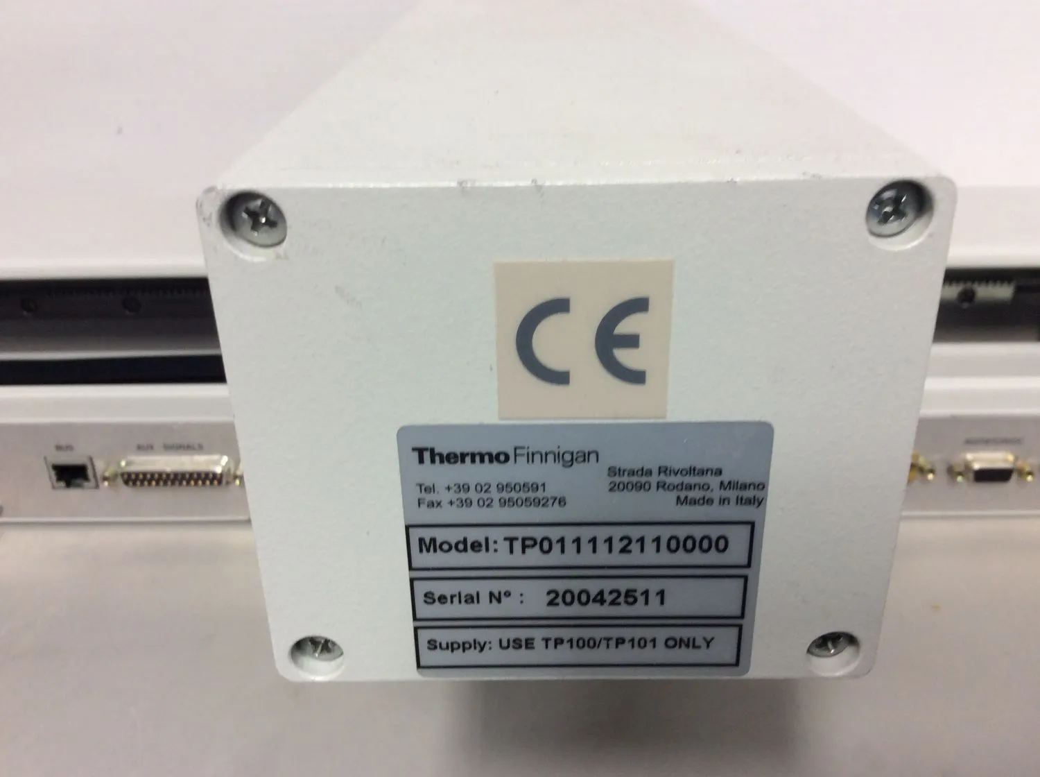 Thermo Finnigan XY Crossrail Assembly for TriPlus Autosampler