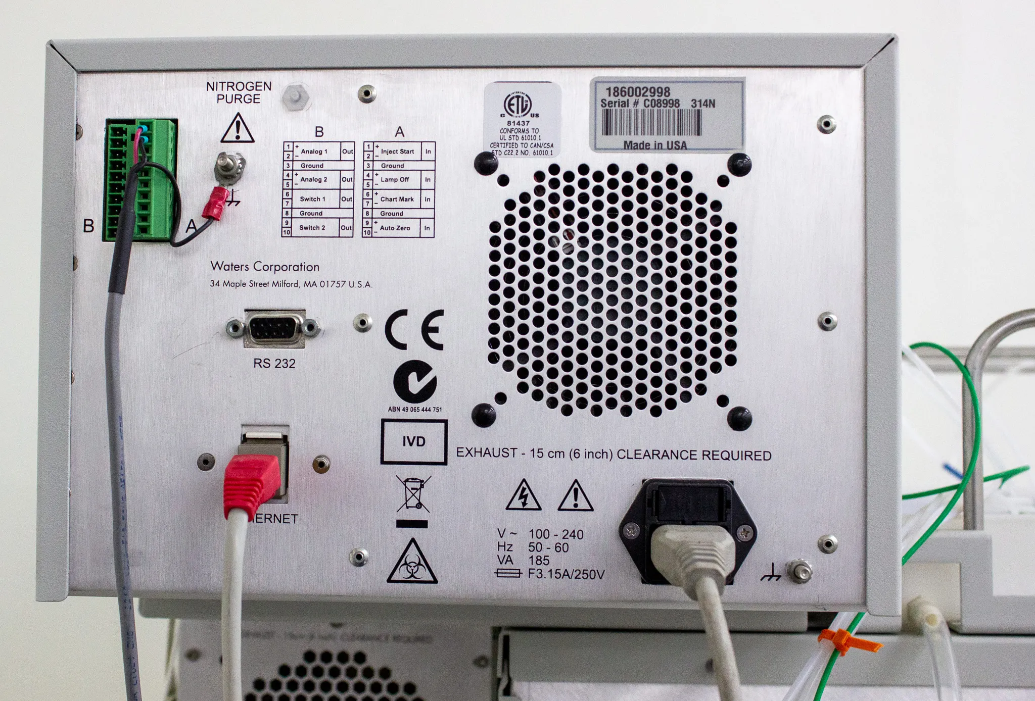 Waters 2695 Separations Module w/ 2998 Photodiode Array Detector HPLC System