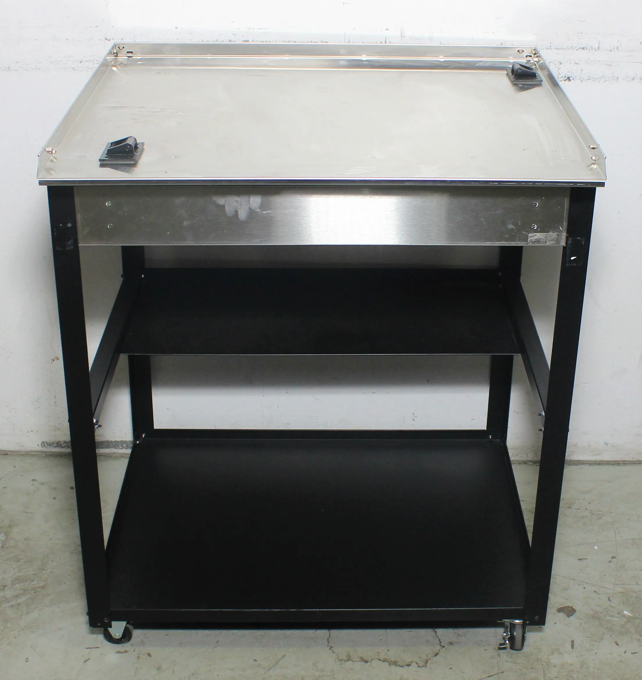 UVP Lab Table with Locking Casters, Stainless Steel Top - 98-0077-01 PCR Cabinet Workstation