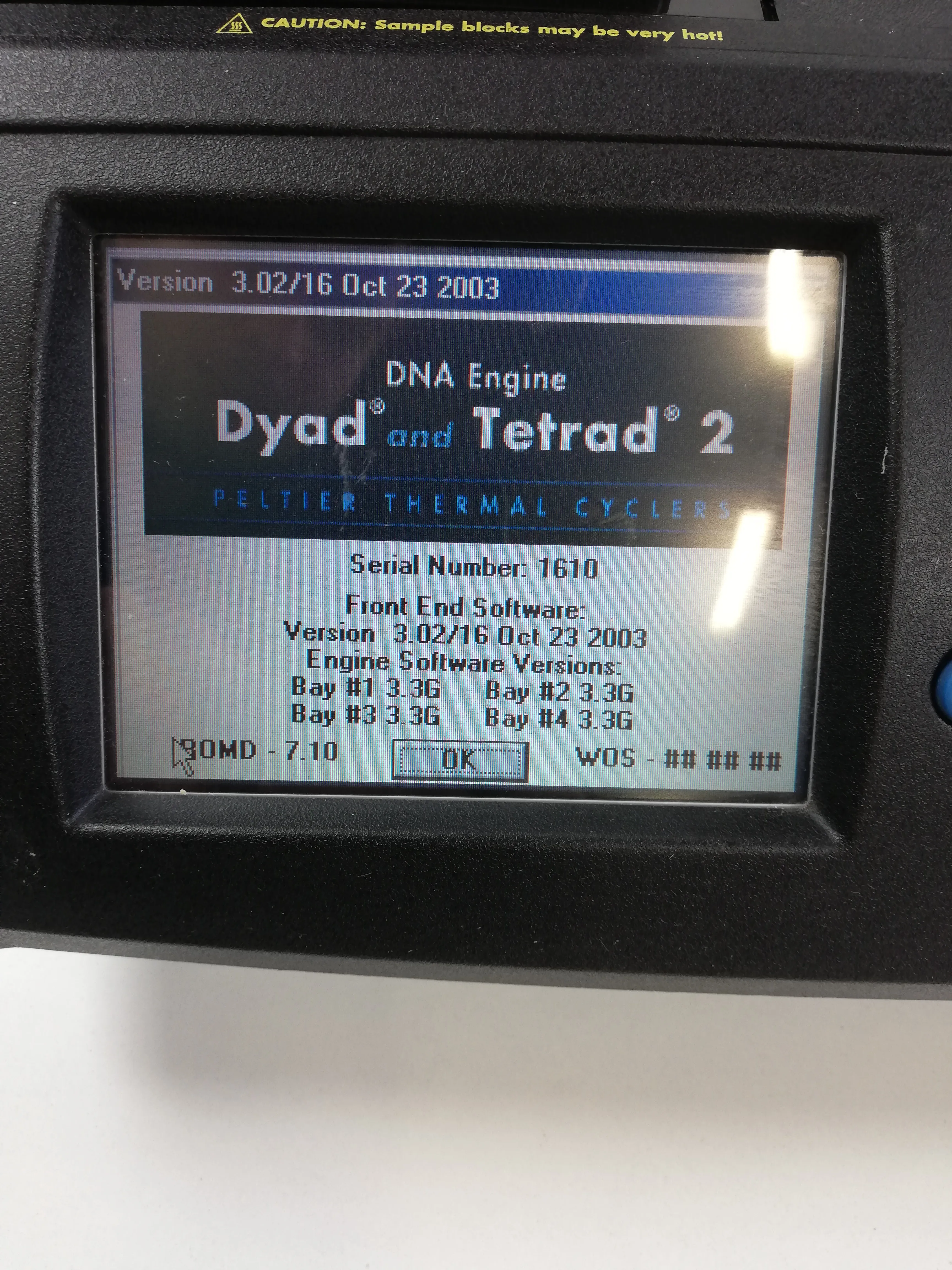 MJ Research Dyad and Tetred 2 Peltier Thermal Cyclers