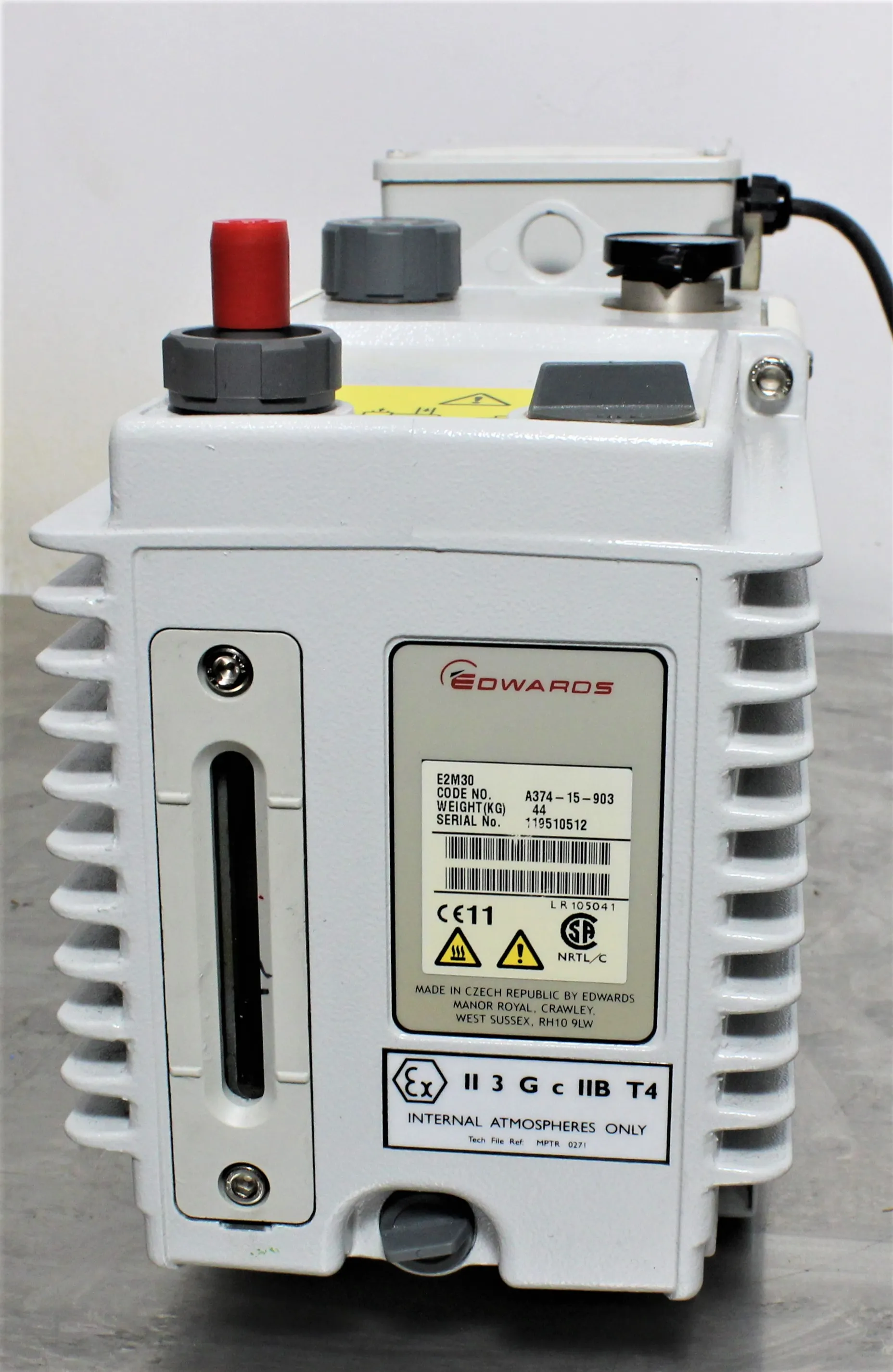 Edwards A374-15-903 Dual Stage Rotary Vane Vacuum Pump