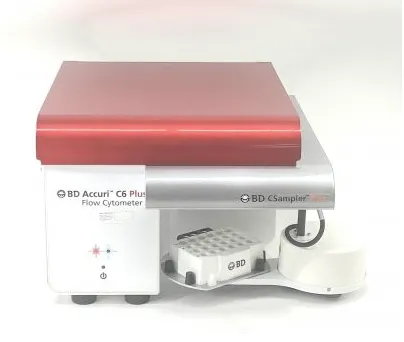 BD Biosciences Accuri C6 Plus Flow Cytometer with Computer and C Sampler Loaded with Software