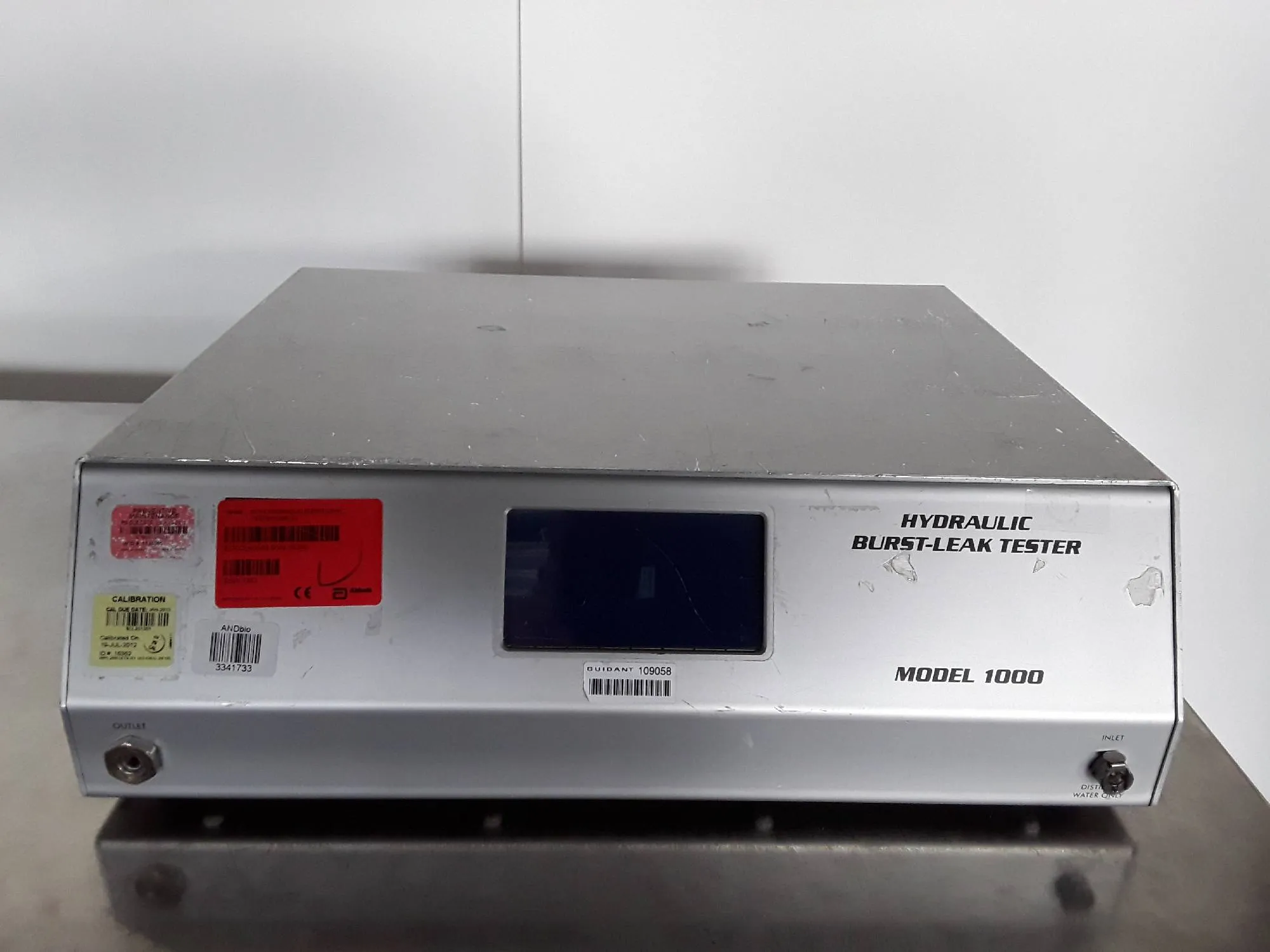 Cresent Design Hydraulic Burst-Leak Tester Model 1000