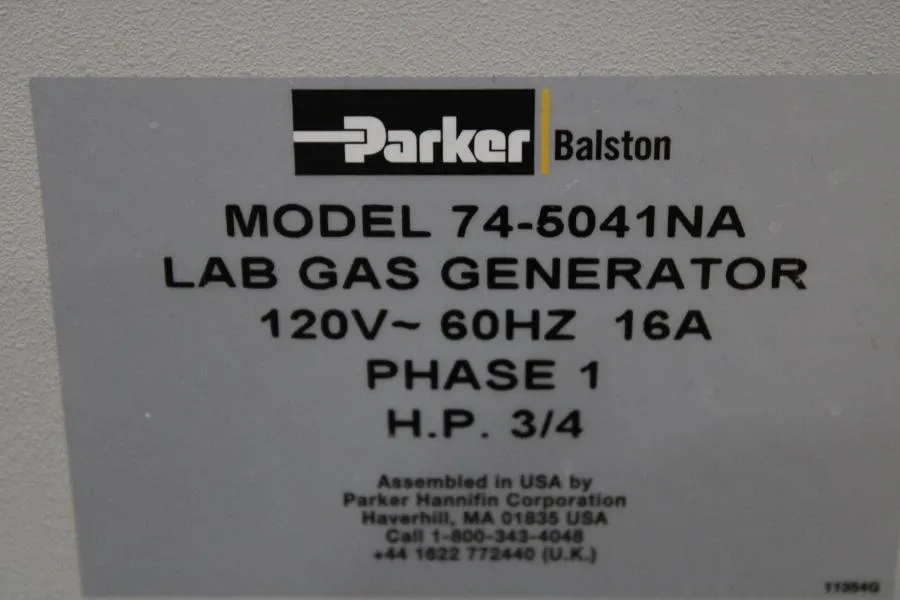 Parker Balston 74-5041 NA FT-IR Purge Gas Generator