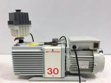 Edwards E2M30 Rotary Vane Vacuum Pump with EMF20 Oil Mist Filter