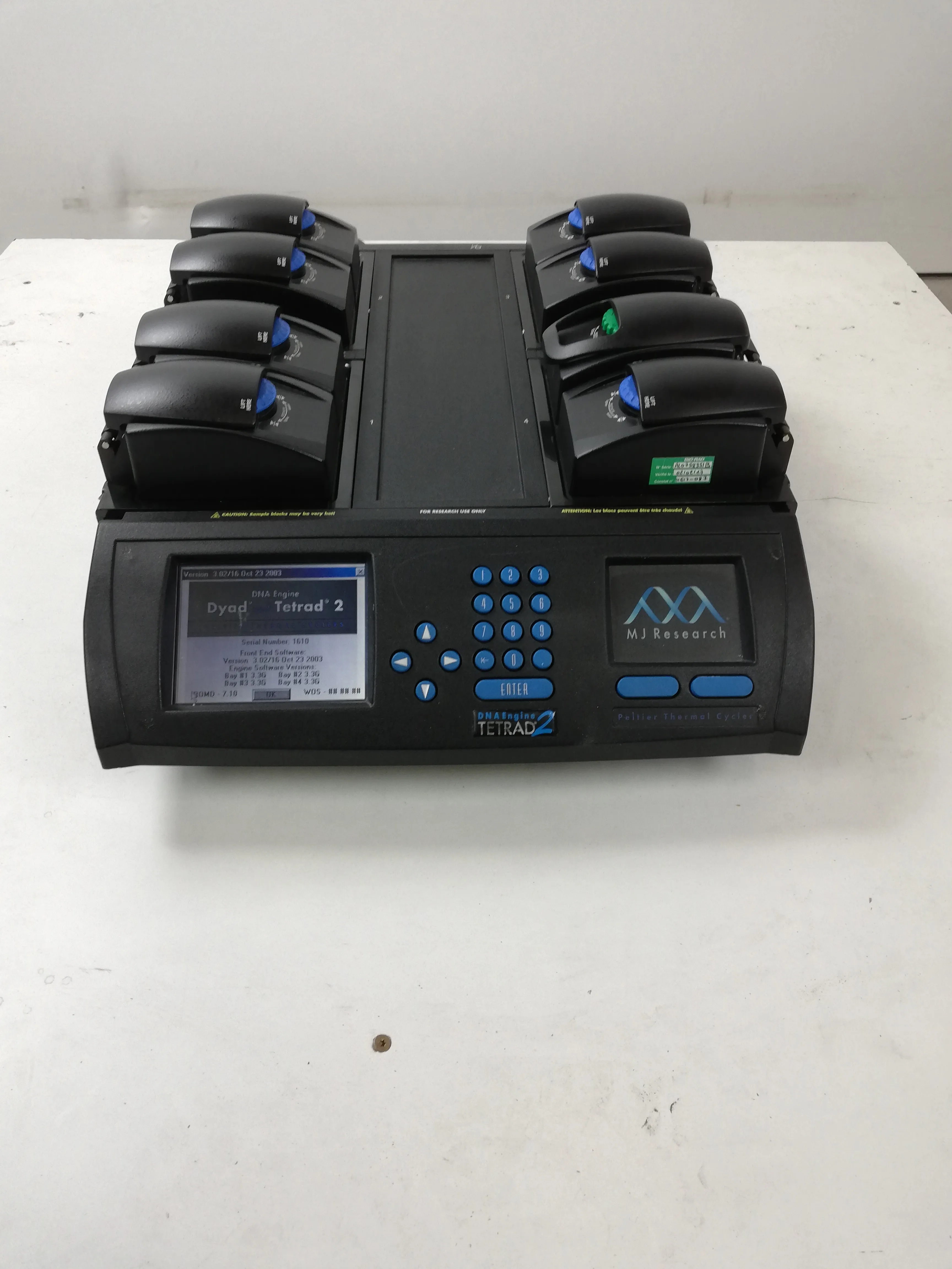 MJ Research Dyad and Tetred 2 Peltier Thermal Cyclers