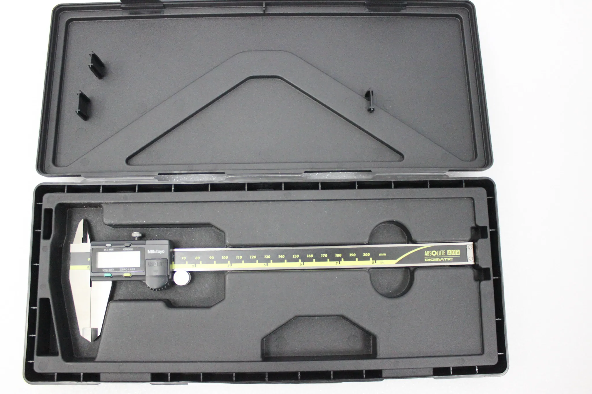 Mitutoyo ABSOLUTE Digital Caliper 500-172-30, SPC Output Capable, Metric/Inch, Carbide-Tipped Jaws