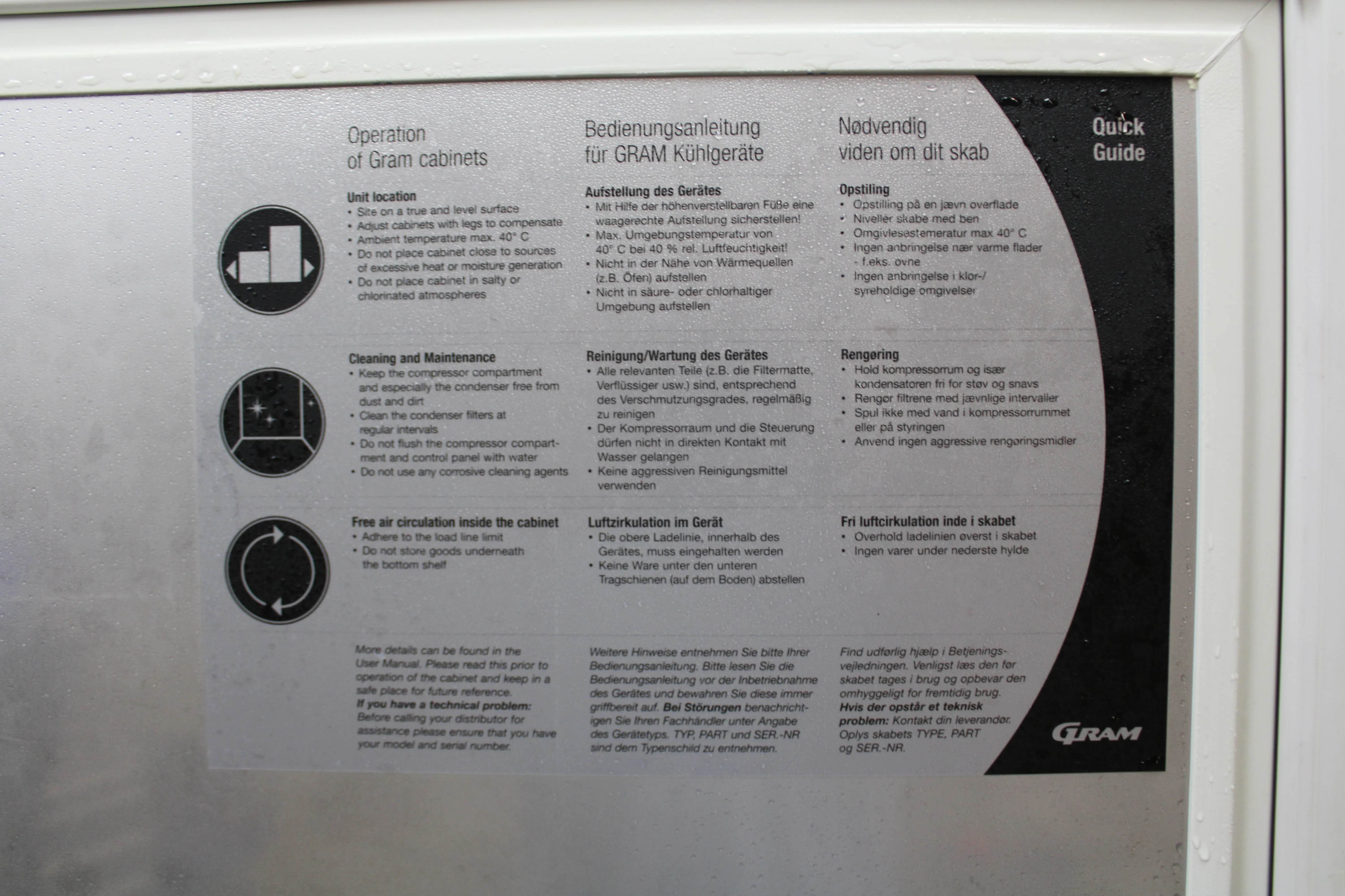 GRAM TWIN F 660 LSH C 5N -25C Freezer with 9 Shelves