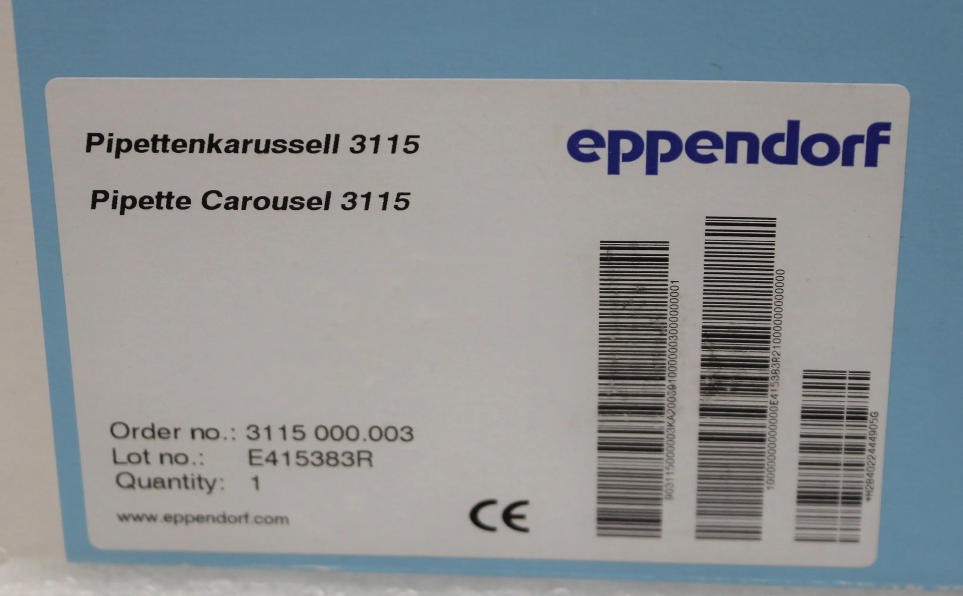 Eppendorf Pipette Carousel Stand 3115