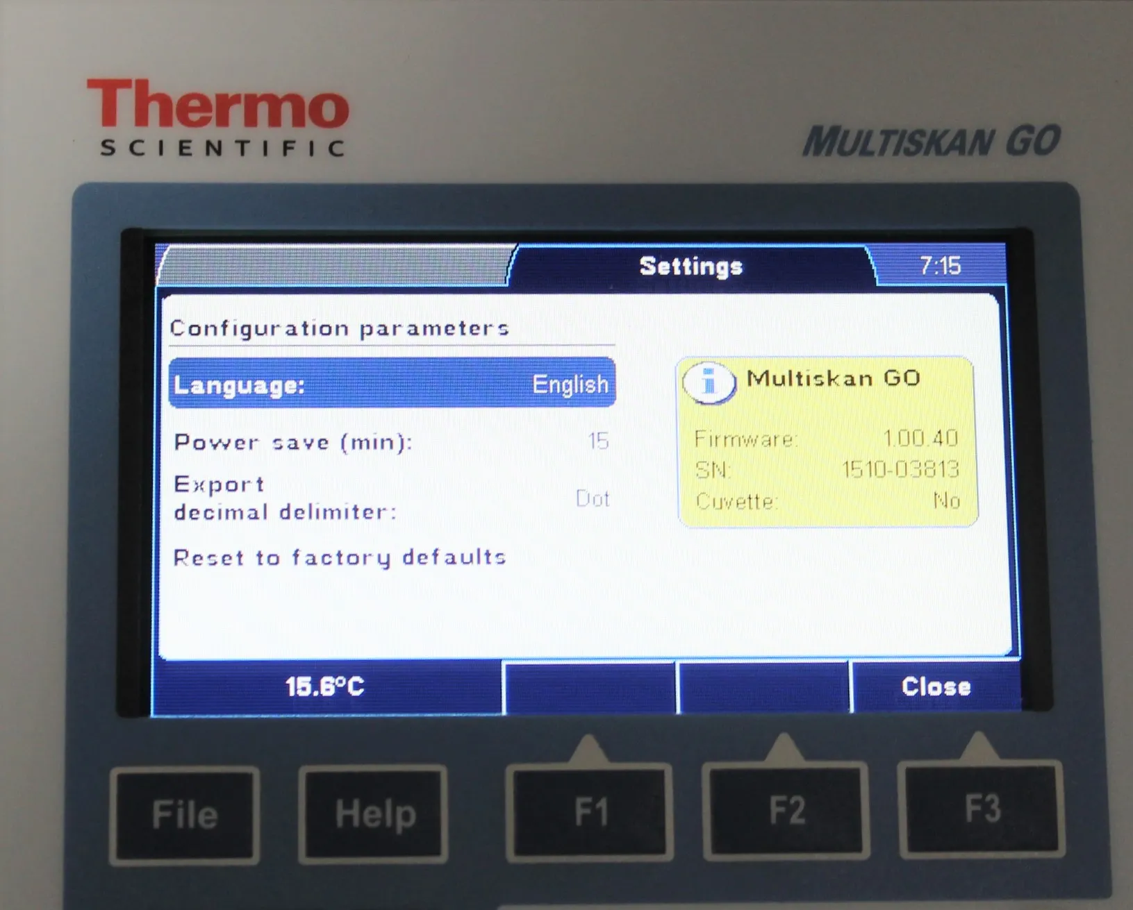 Thermo Scientific Multiskan GO UV-Vis Spectrophotometer