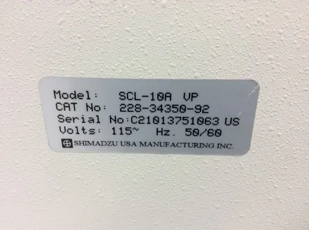 Shimadzu SCL-10A VP System Controller