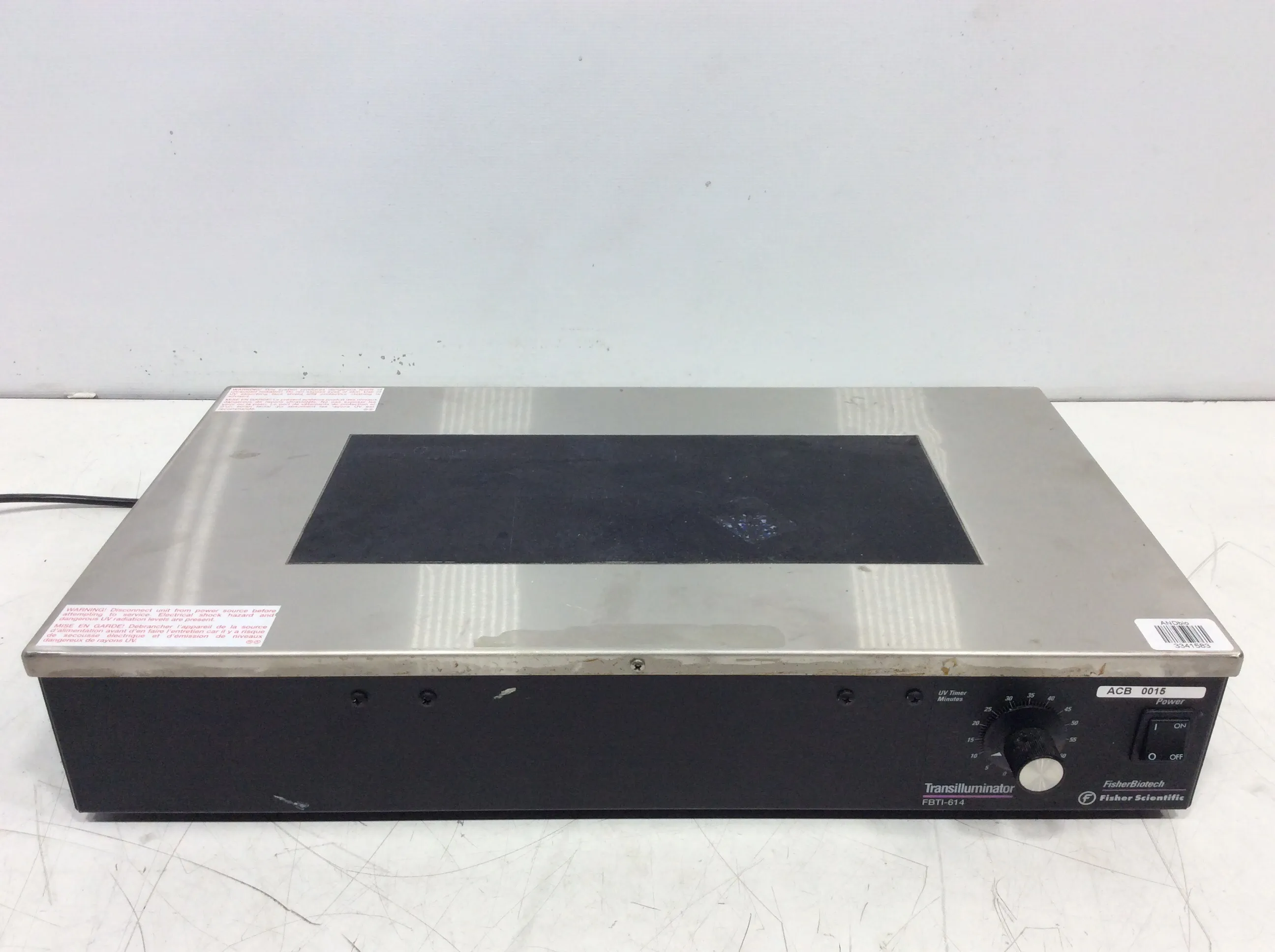 Fisher Scientific FisherBiotech Ultaviolet Transilluminator FBTI-614 Laboratory Equipment