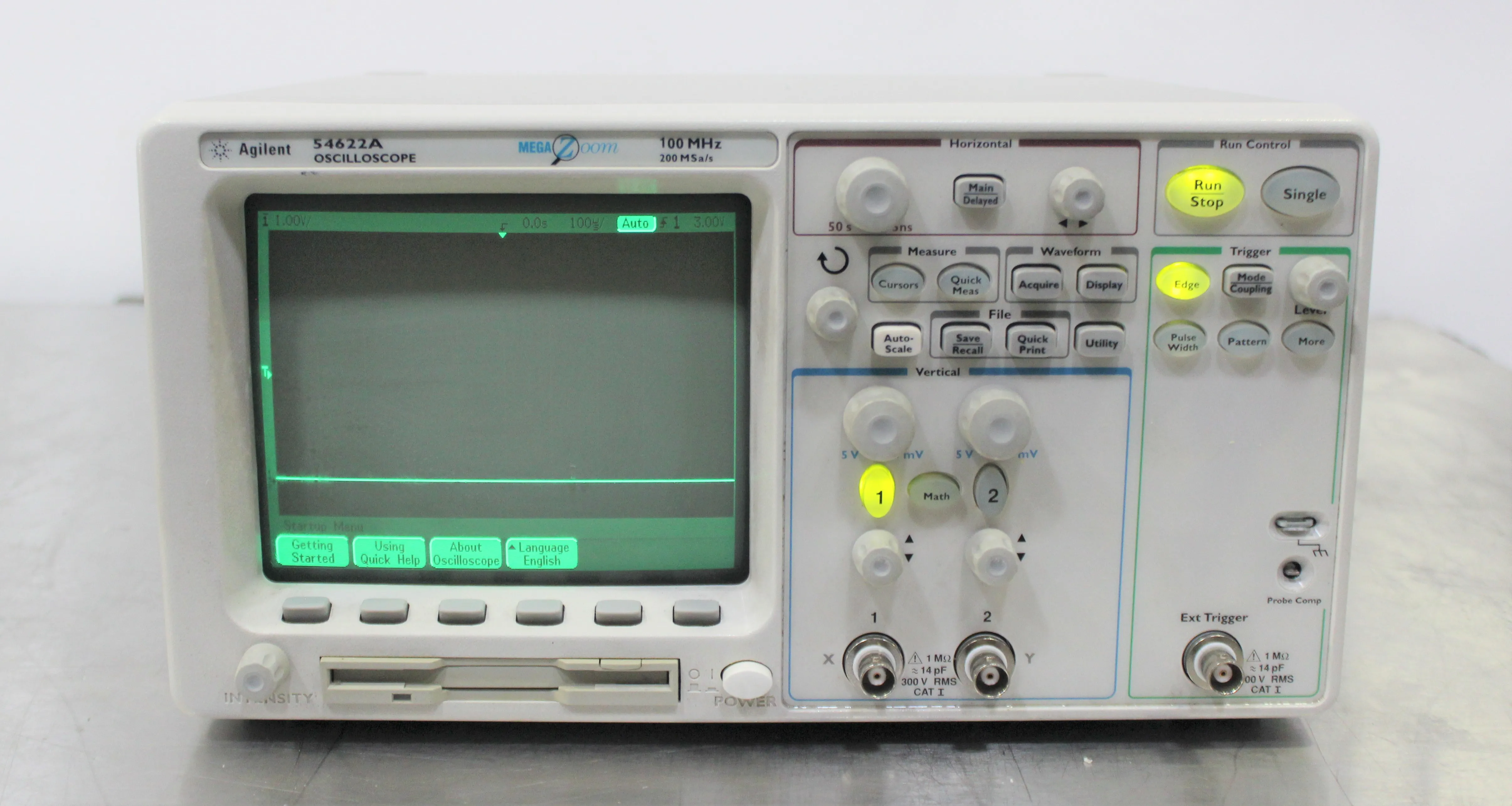 Agilent 54622A 100 MHz Two-Channel Oscilloscope