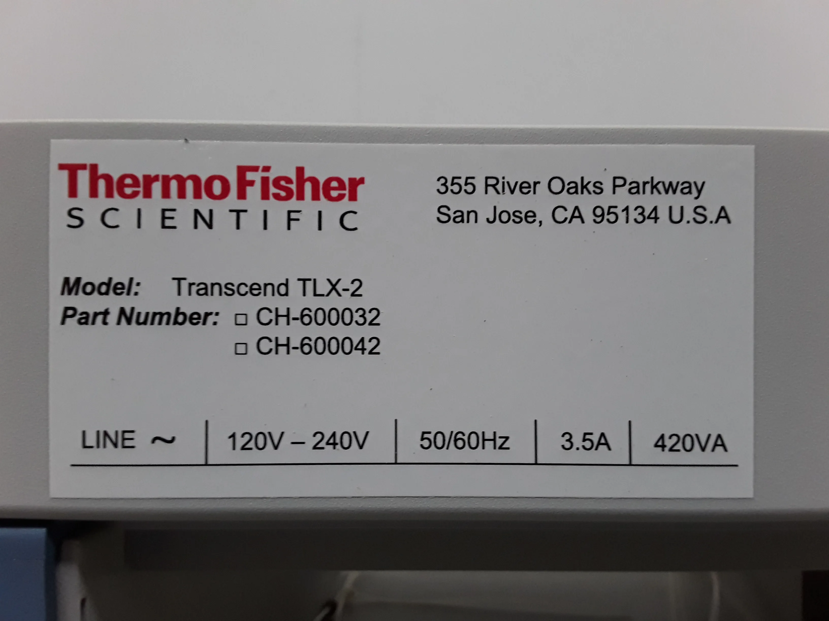 Thermo Fisher Transcend TLX-2 Auto Sampler HPLC System Mass Spectrometer