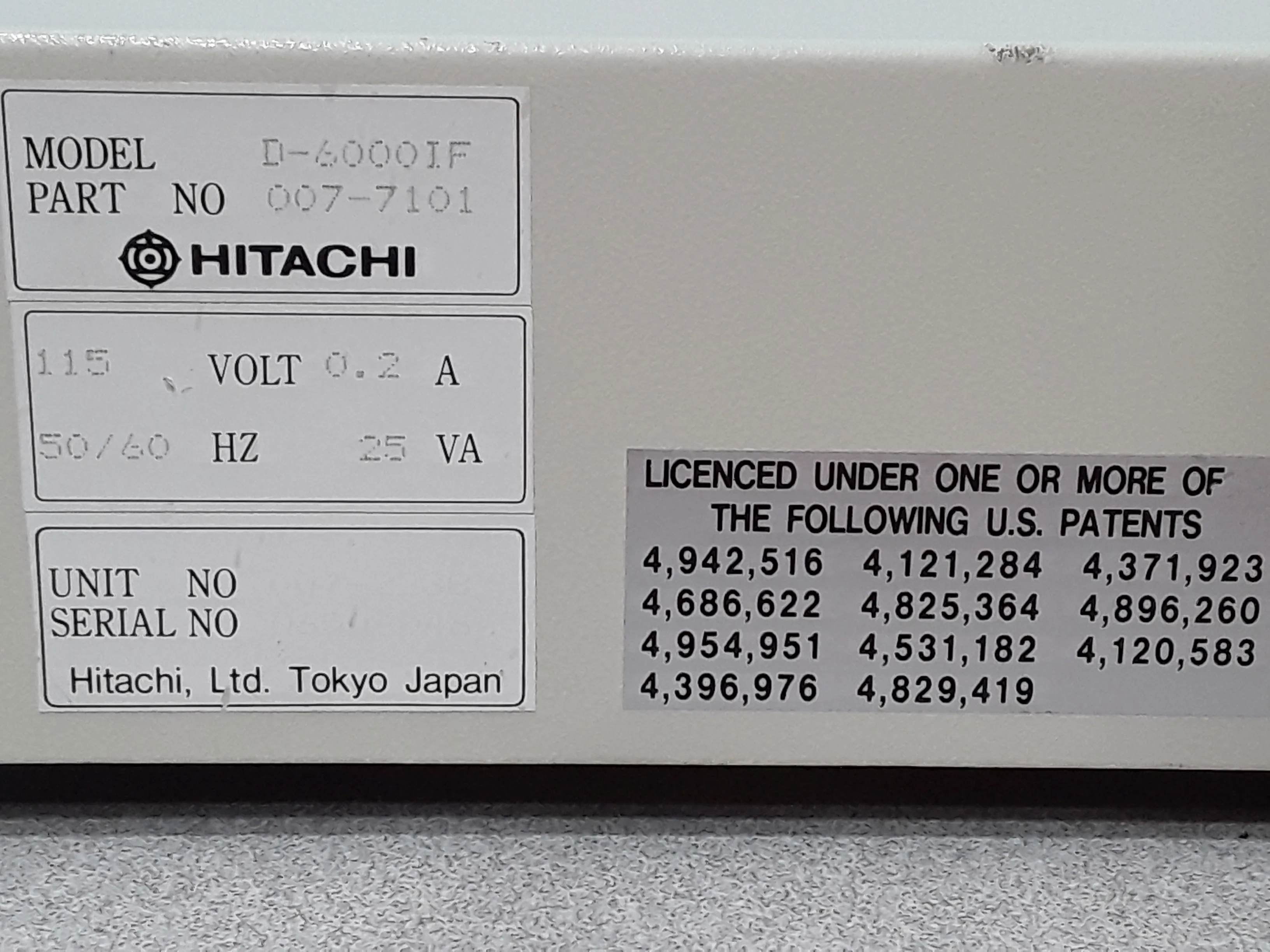 Hitachi D-6000 Interface For HPLC System