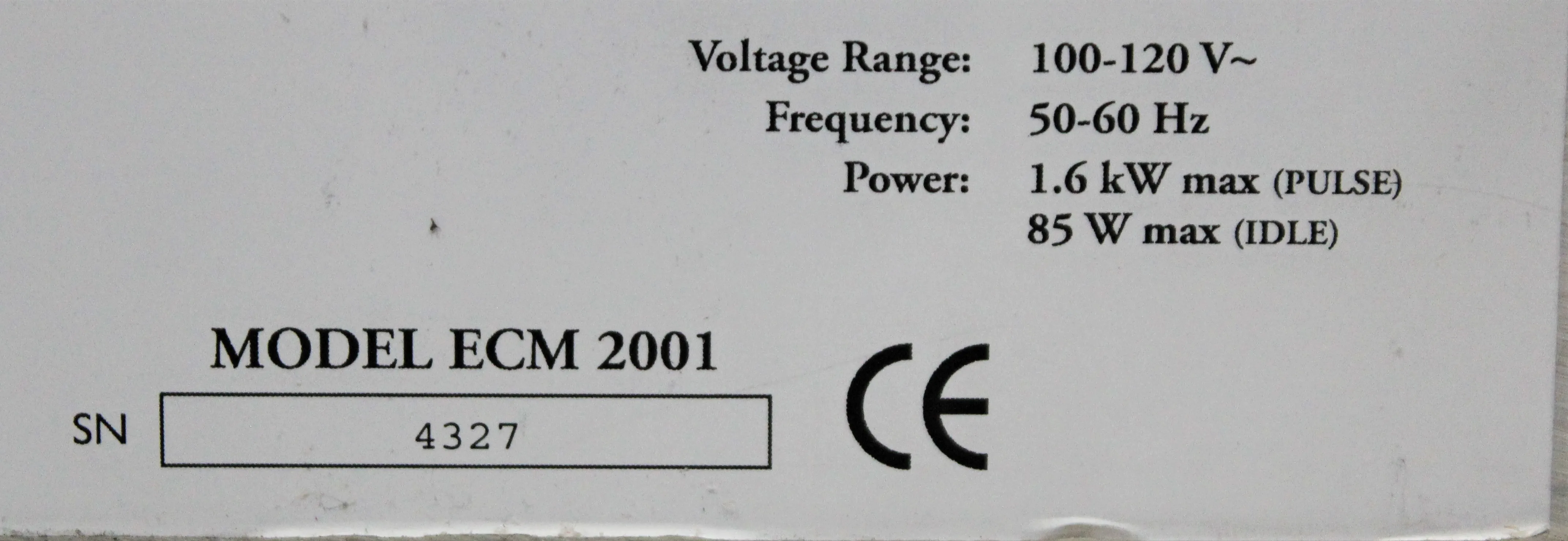 BTX ECM 2001 Electroporation System with Multifunctional Capabilities