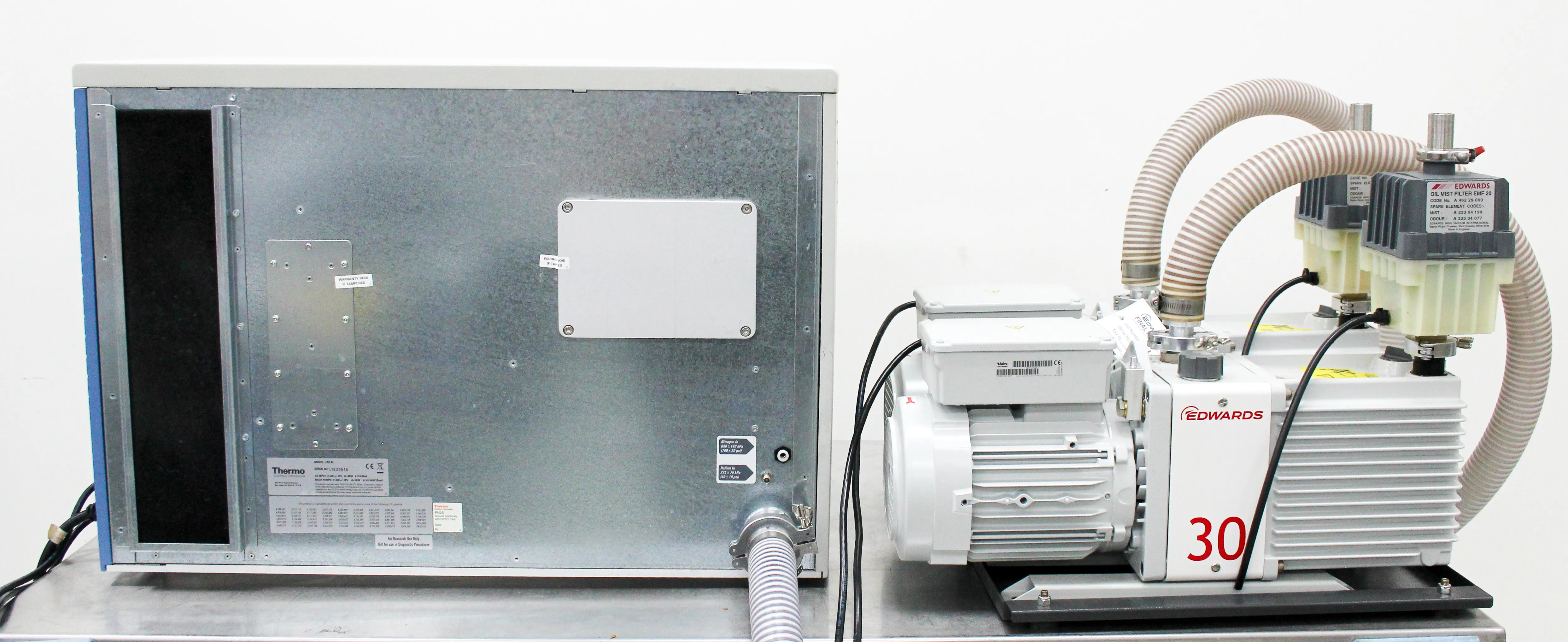 Thermo LTQ XL Linear Ion Trap Mass Spectrometer with Vacuum Pumps