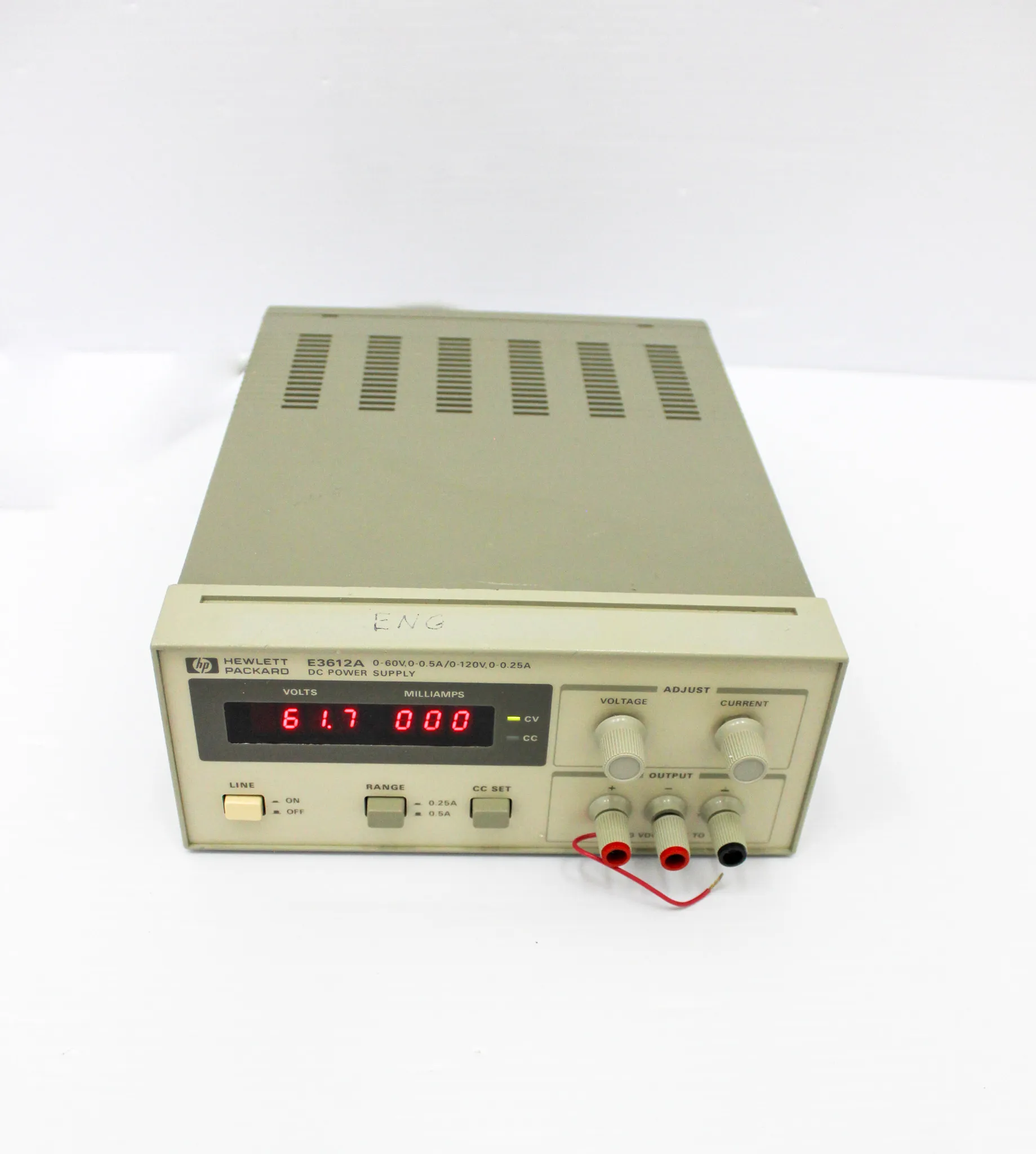 hp Hewlett Packard DC Power Supply Model: E3612A