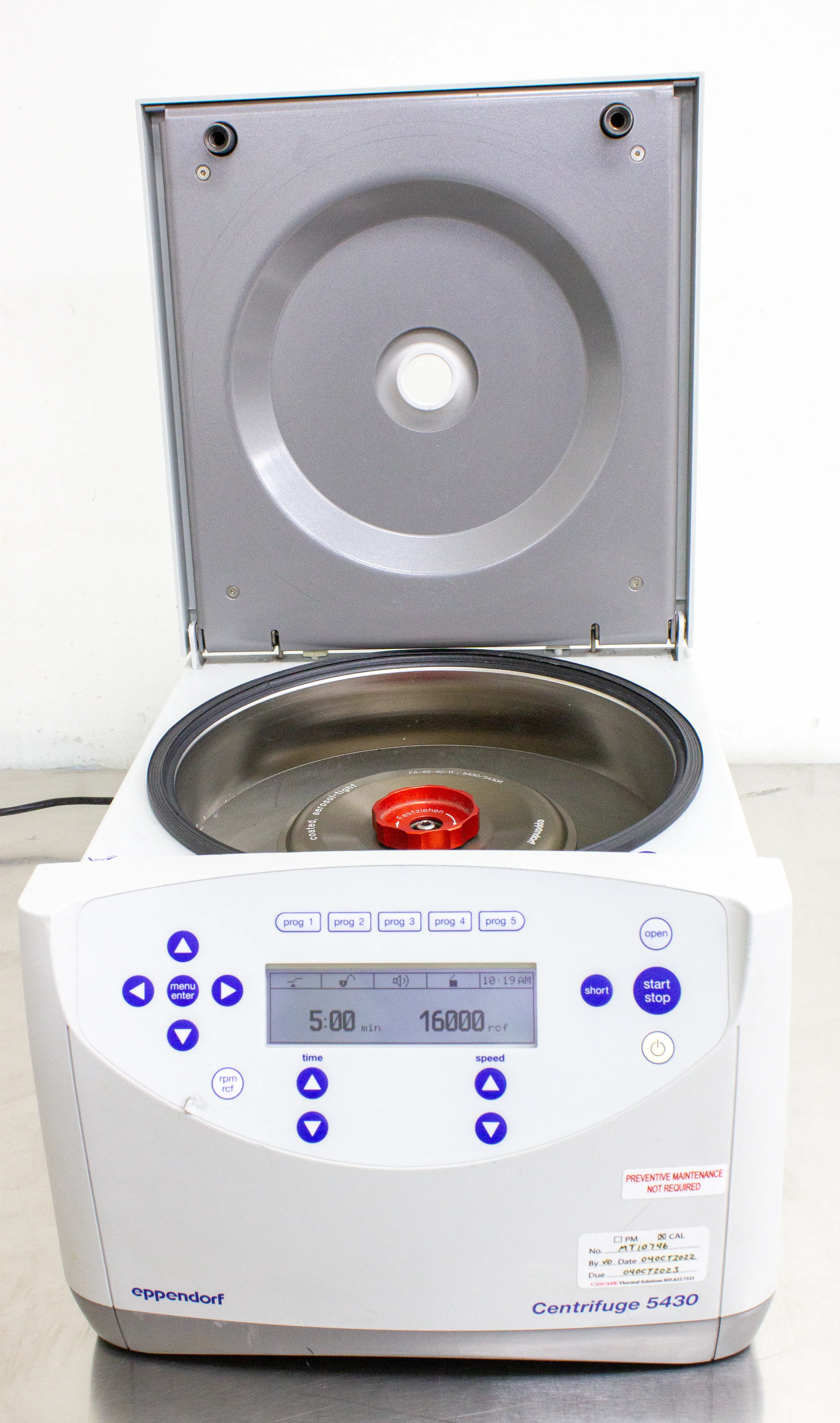 Eppendorf 5427 High Speed Benchtop Micro Centrifuge w/ FA-45-30-11 Rotor