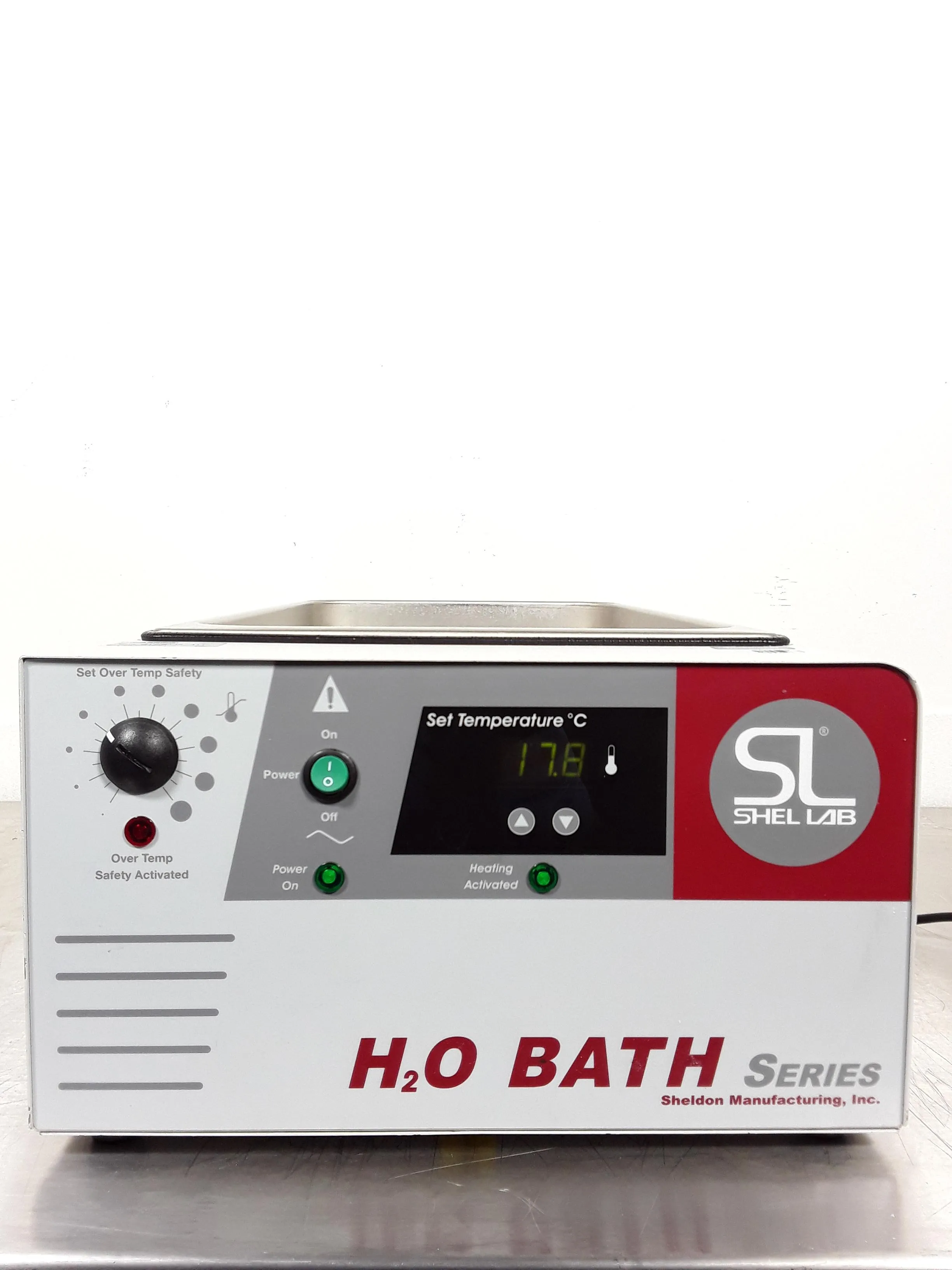 Shel lab W20M Water Bath with Microprocessor Control, Overtemperature Protection, and 20 Liter Capacity