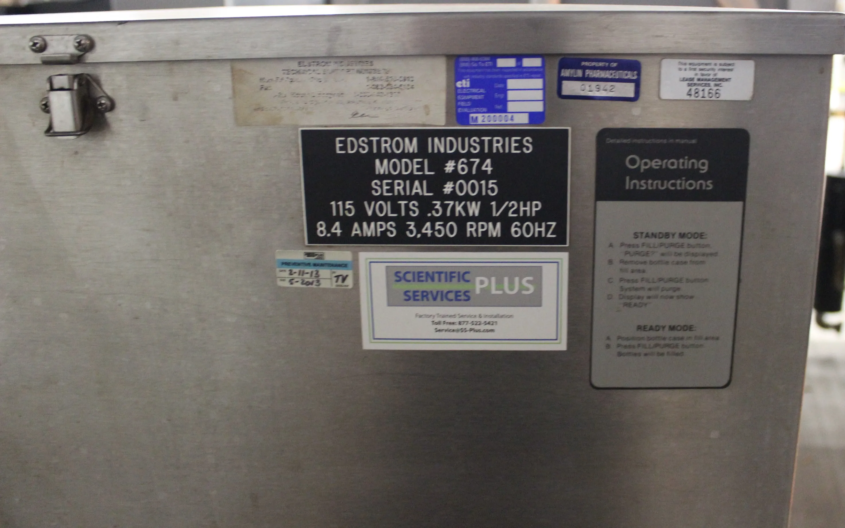 Edstrom Industries Model 674 Bottle Filler Station