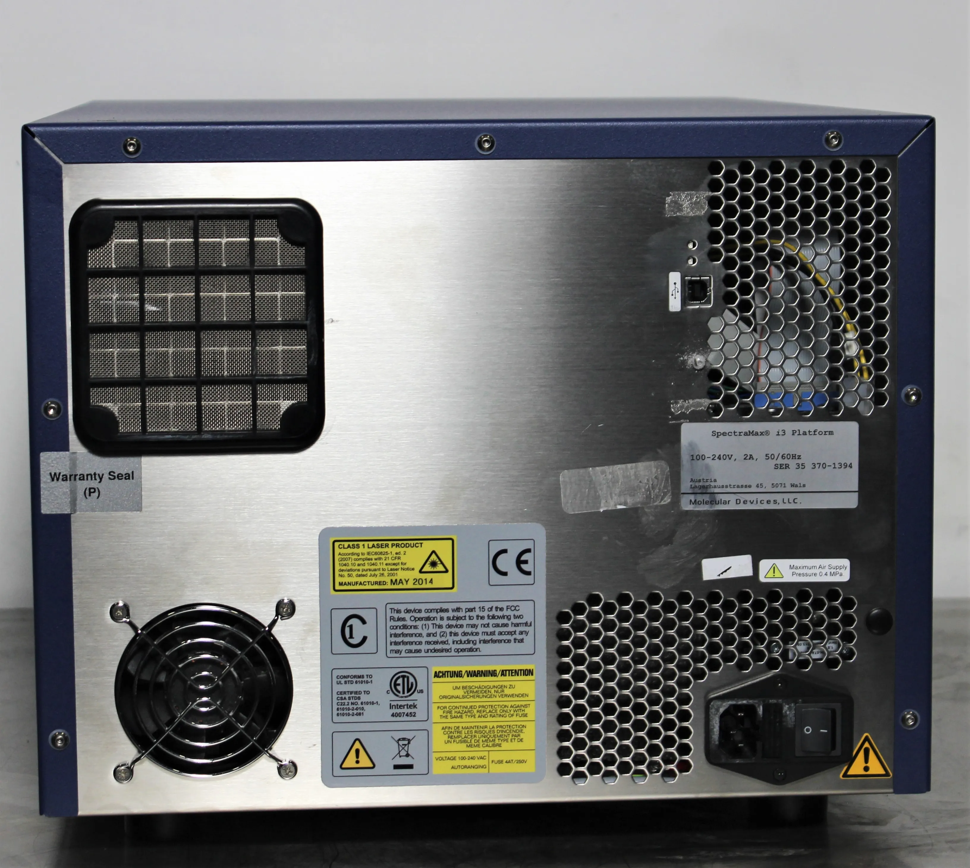 Molecular Devices SpectraMax i3 Multi-Mode Detection Platform - For Parts or Repairs