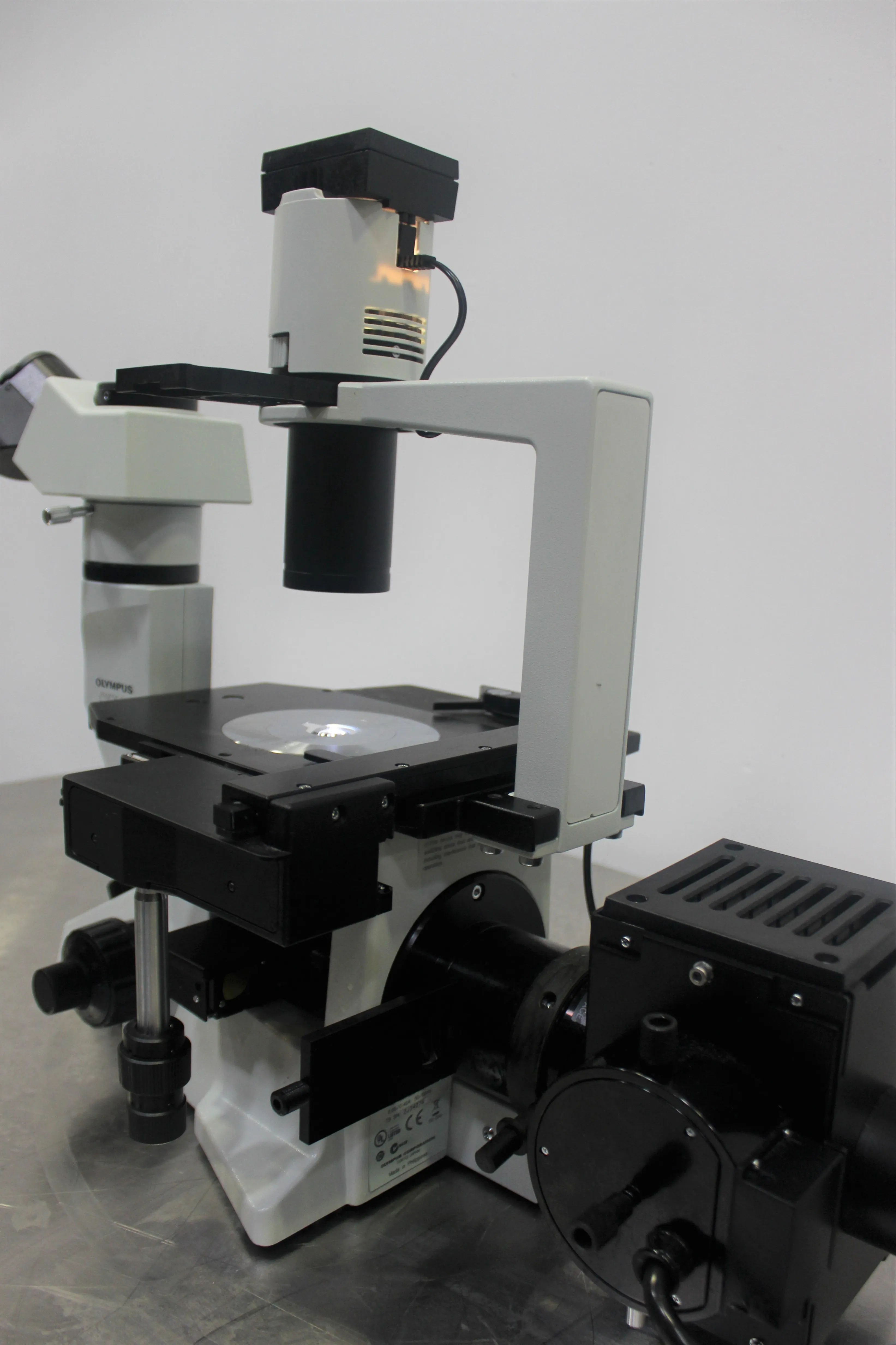 Olympus CKX41SF/ U-RFLT50-100 Inverted Microscope with Fluorescence Imaging System