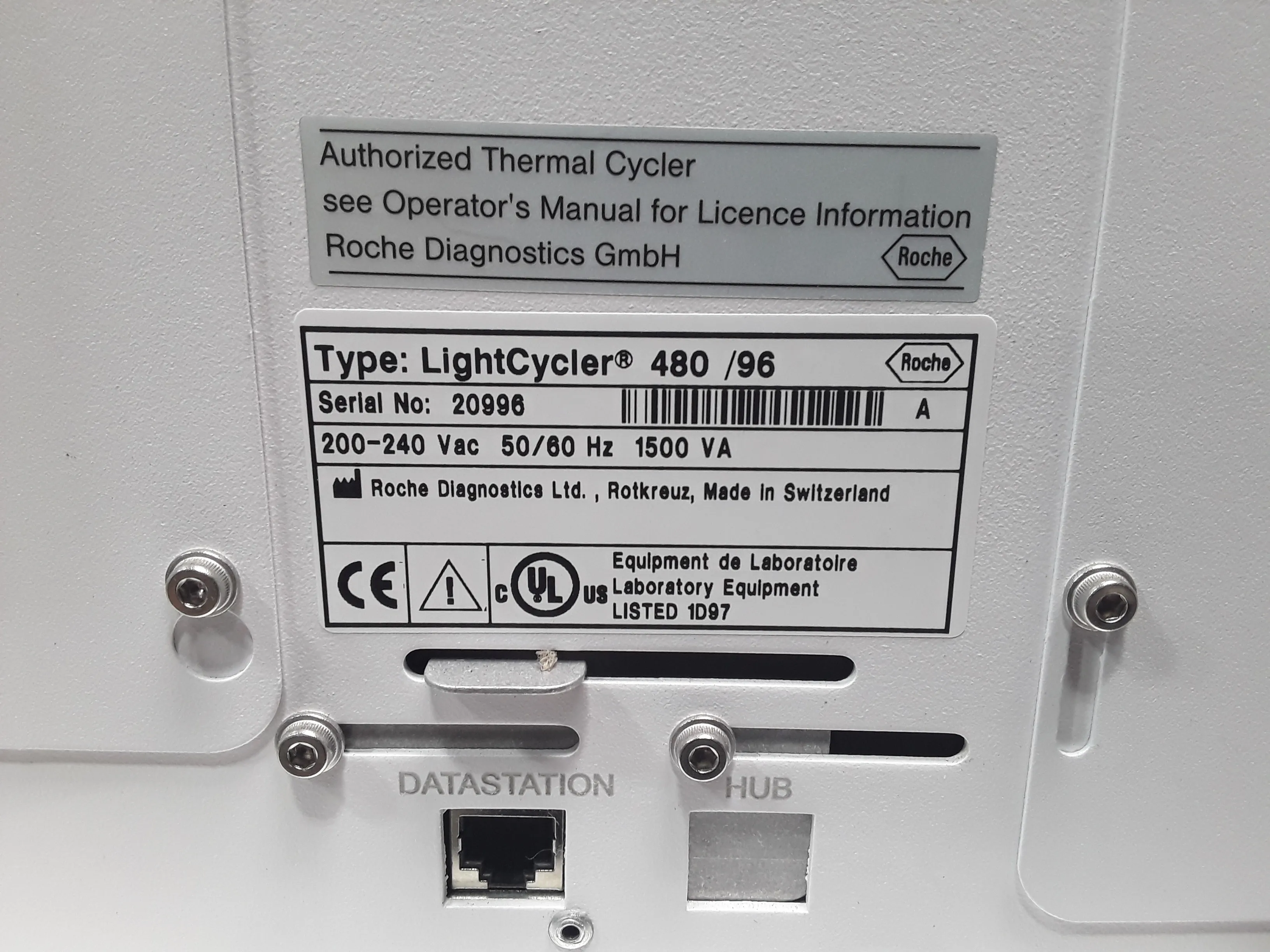 Roche LightCycler 480 96 Well Thermal Cycler