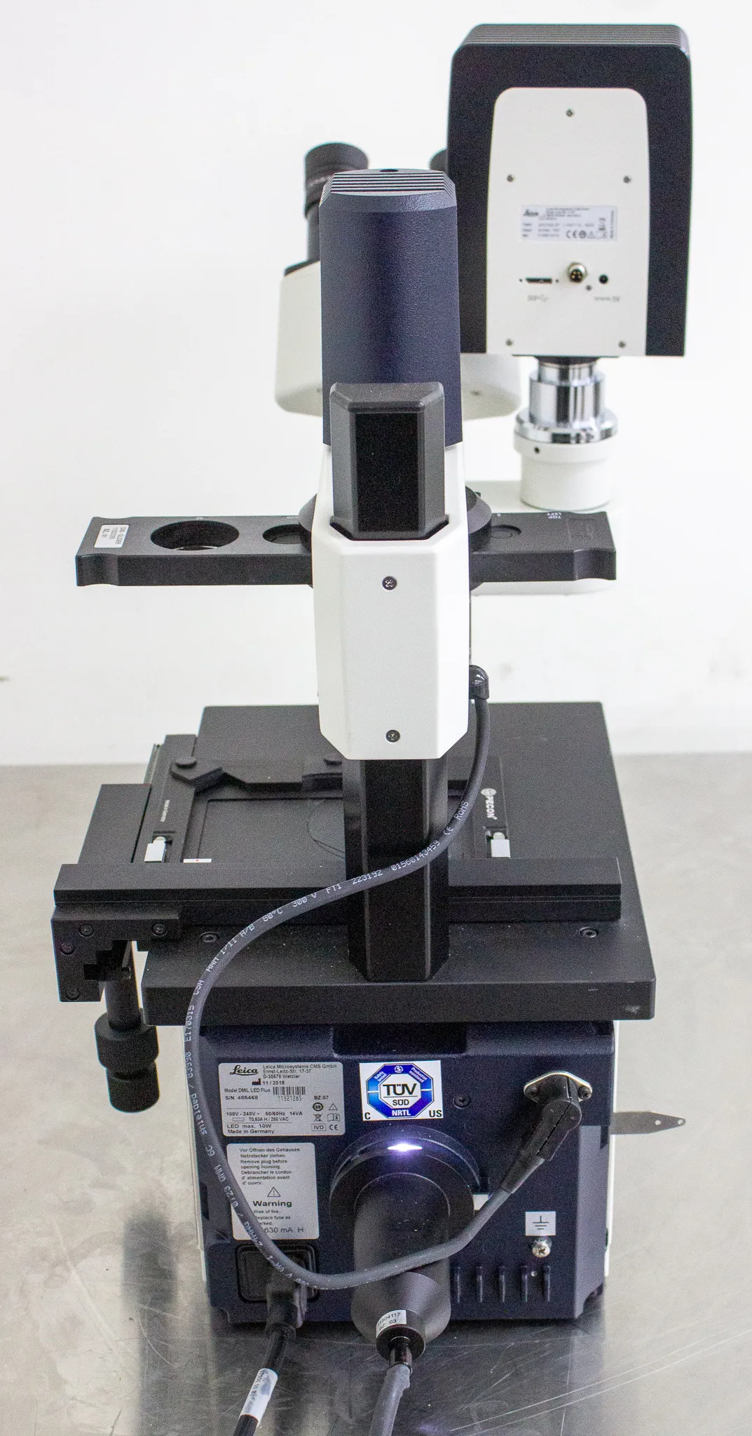 Leica DMIL LED Fluo Inverted Fluorescence Microscope w/ DFC7000 GT Camera