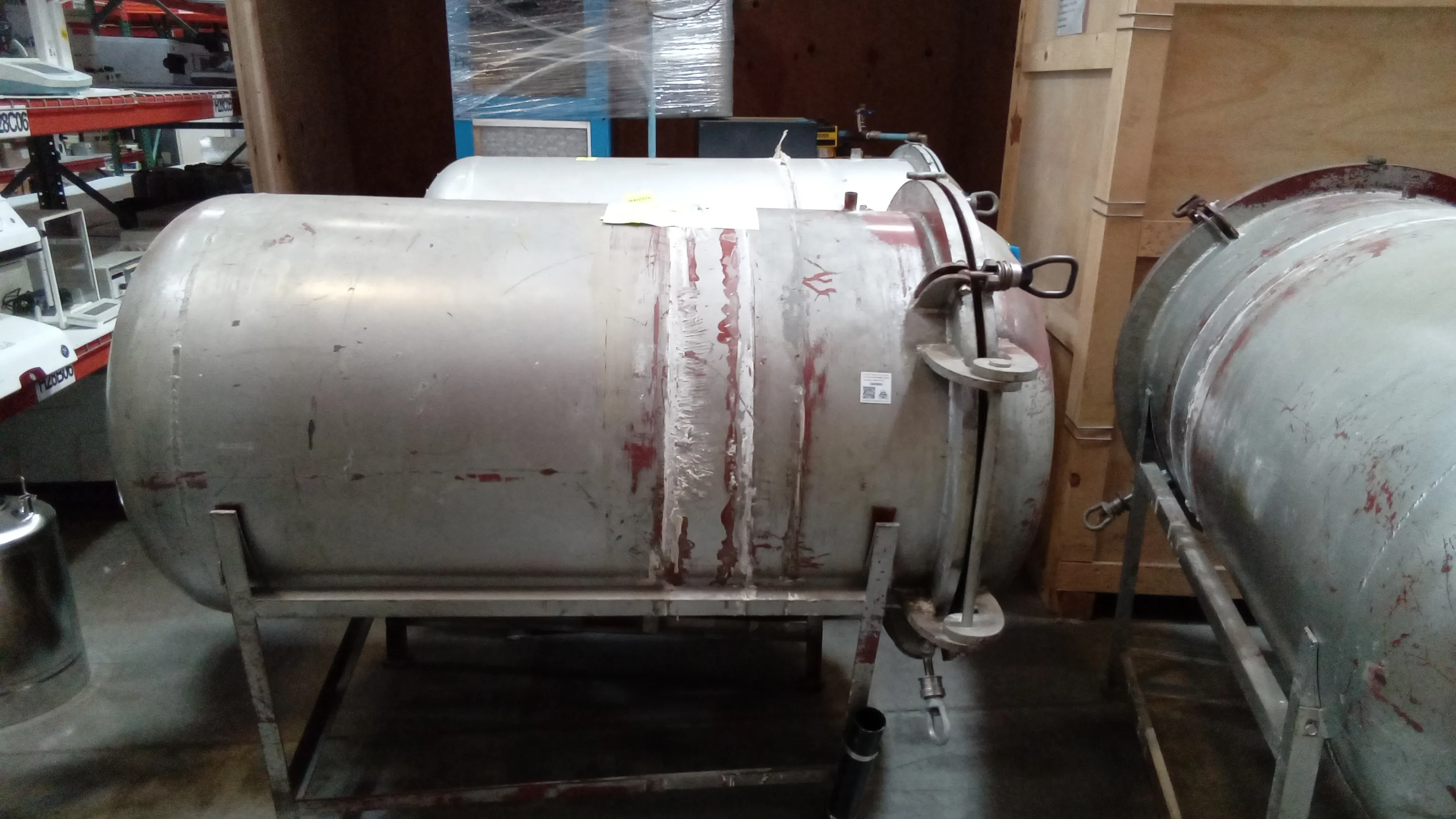 Used Steel Vat Laboratory Equipment