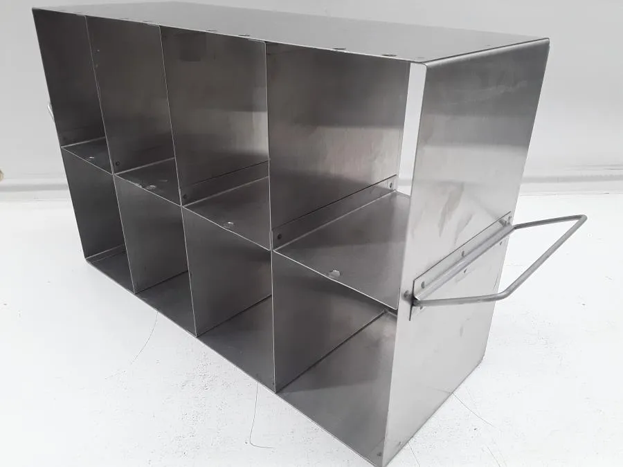 Stainless Steel Freezer Racks Cryo Storage Lab 14.5 x 5.5 x 9.25