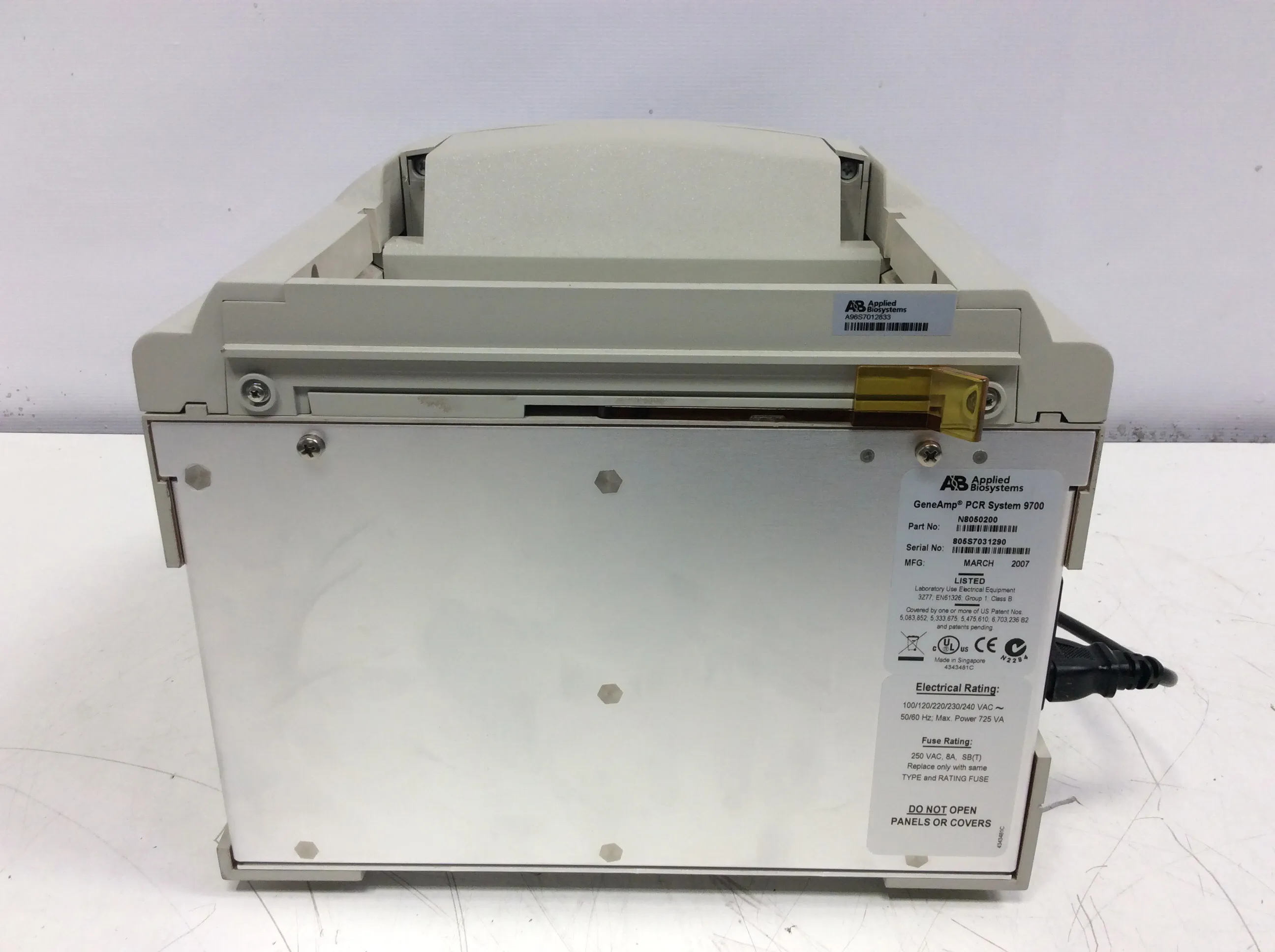 Applied Biosystems PCR Thermal Cycler GeneAmp PCR System 9700 96-Well