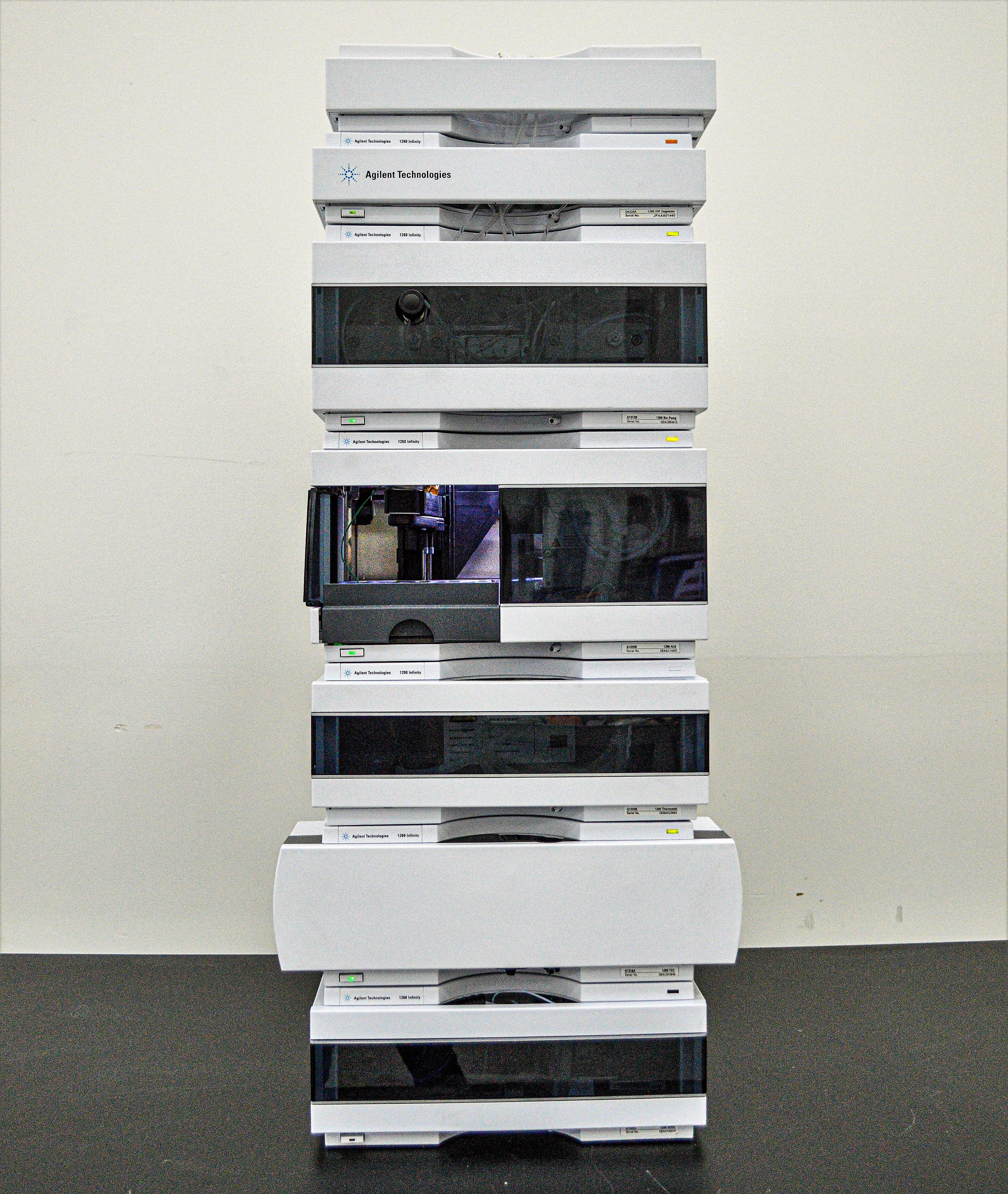 Used Agilent 1260 Infinity Binary LC System - 1260 (MWD), 1260 (TCC), 1290 Thermostat, 1260 (ALS), 1260 Bin Pump