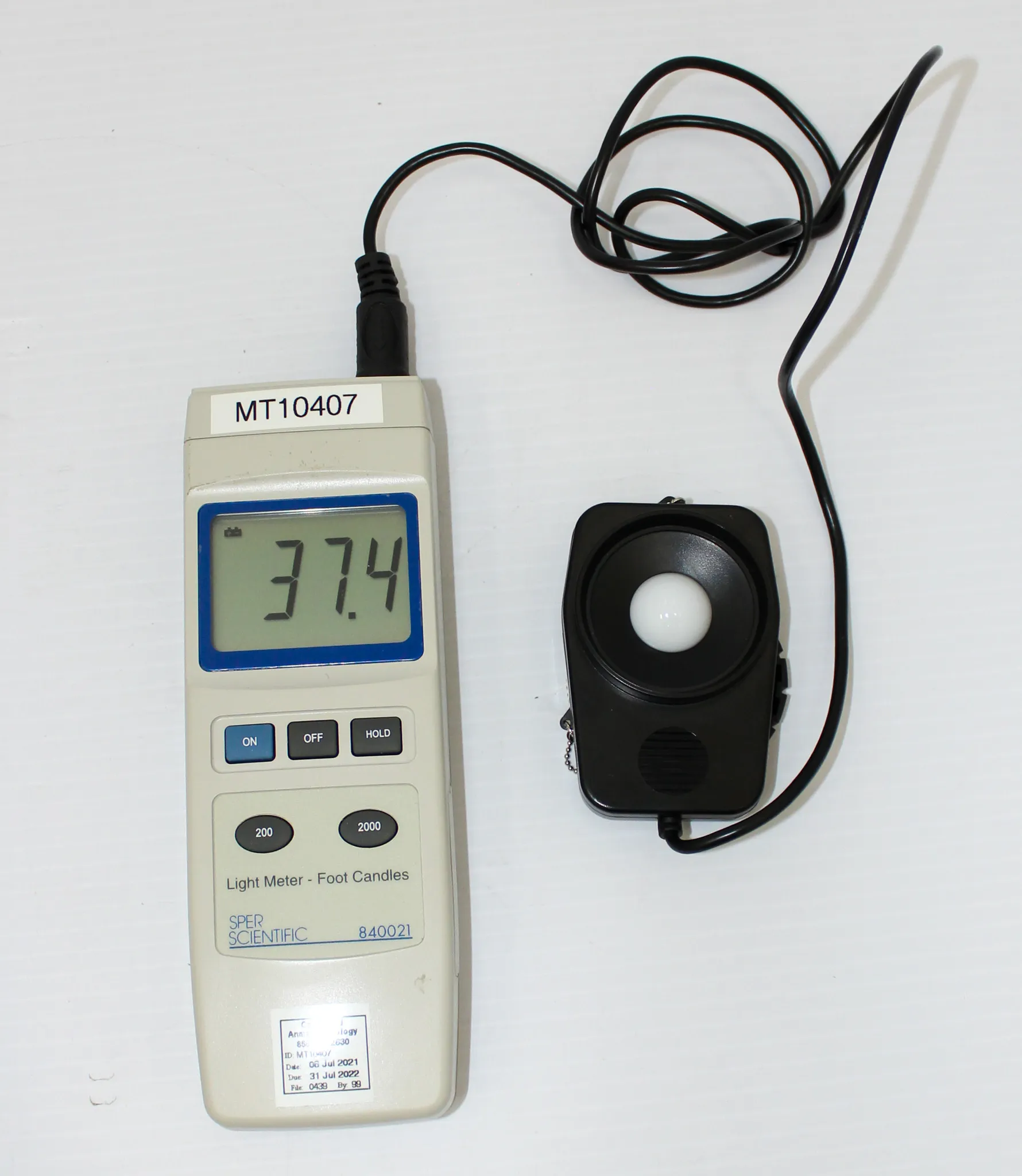 Sper Scientific 840021 Light Meter- Foot Candles