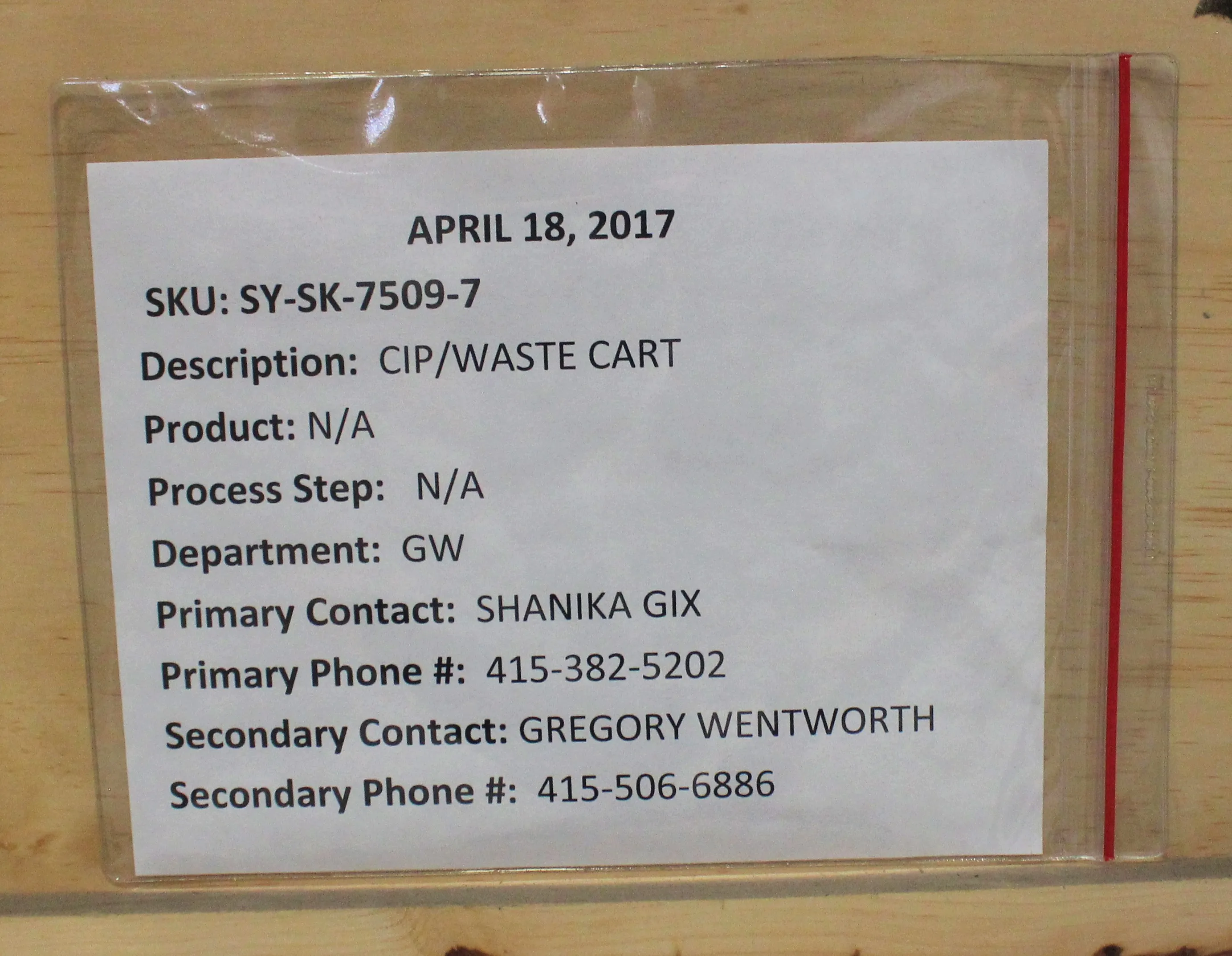 Used CIP Skid - SK-7509-4 - REUZEit West Coast US - R