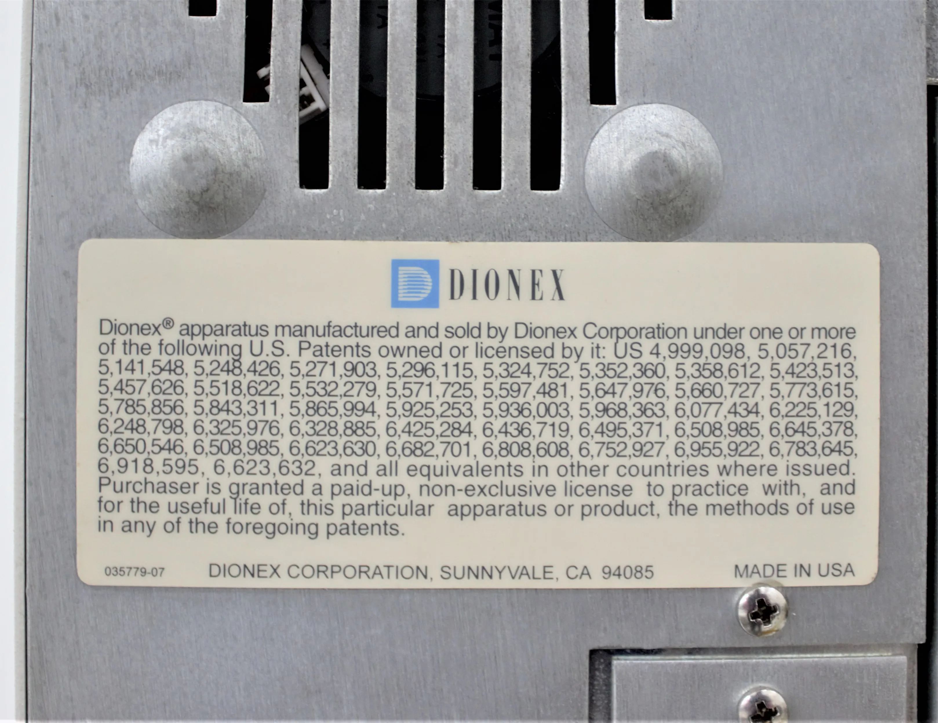 DIONEX Model ICS-3000 Eluent Generator EG-2