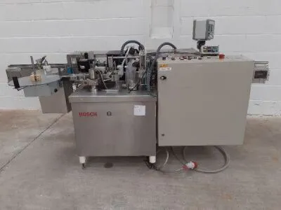 Used Bosch Vial Labeller EGWB01 Allen Compact 205 Model 40/256 - 1985