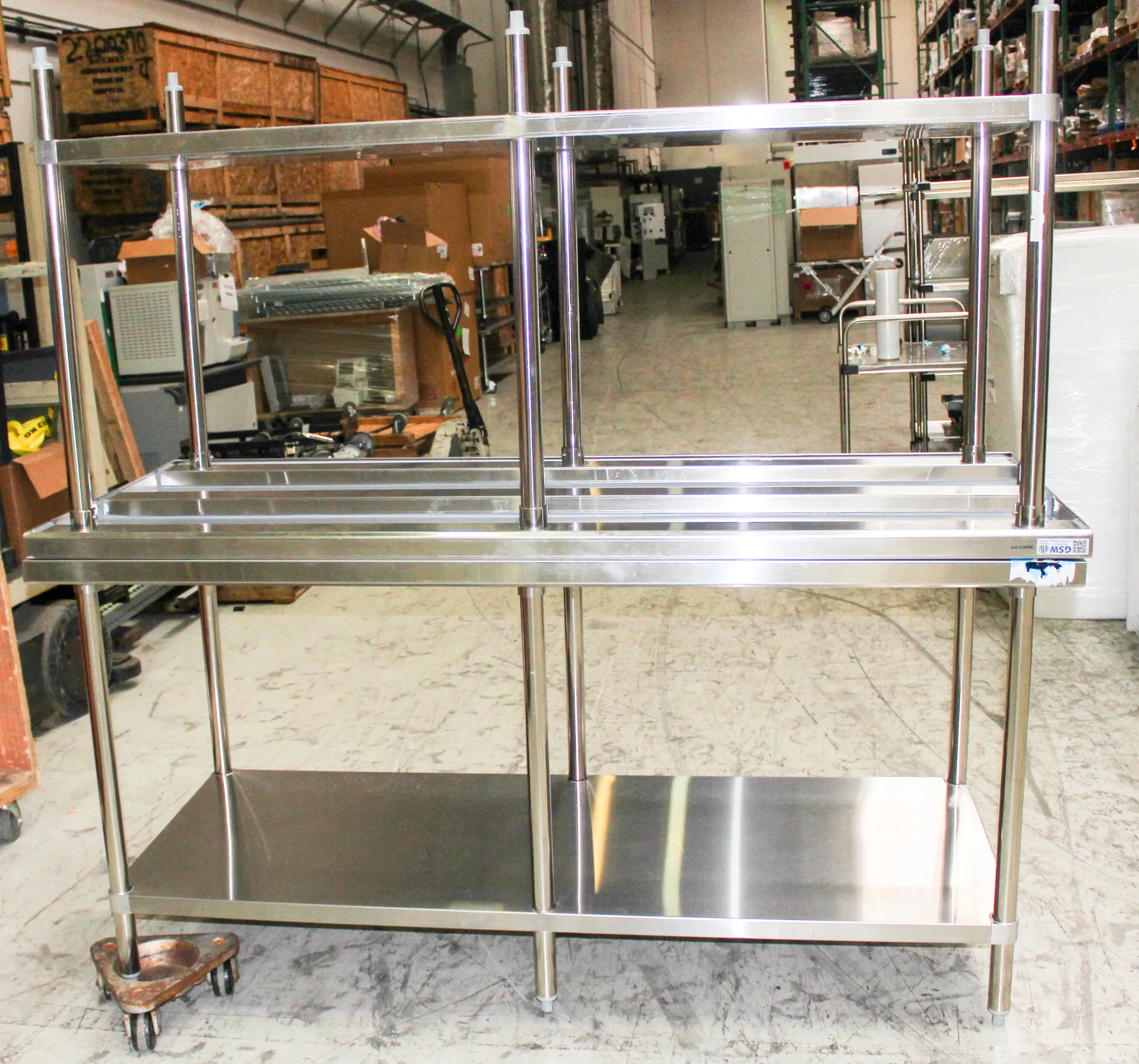 GSW Premium Stainless Steel Work Table 72x30'' WT-P3072