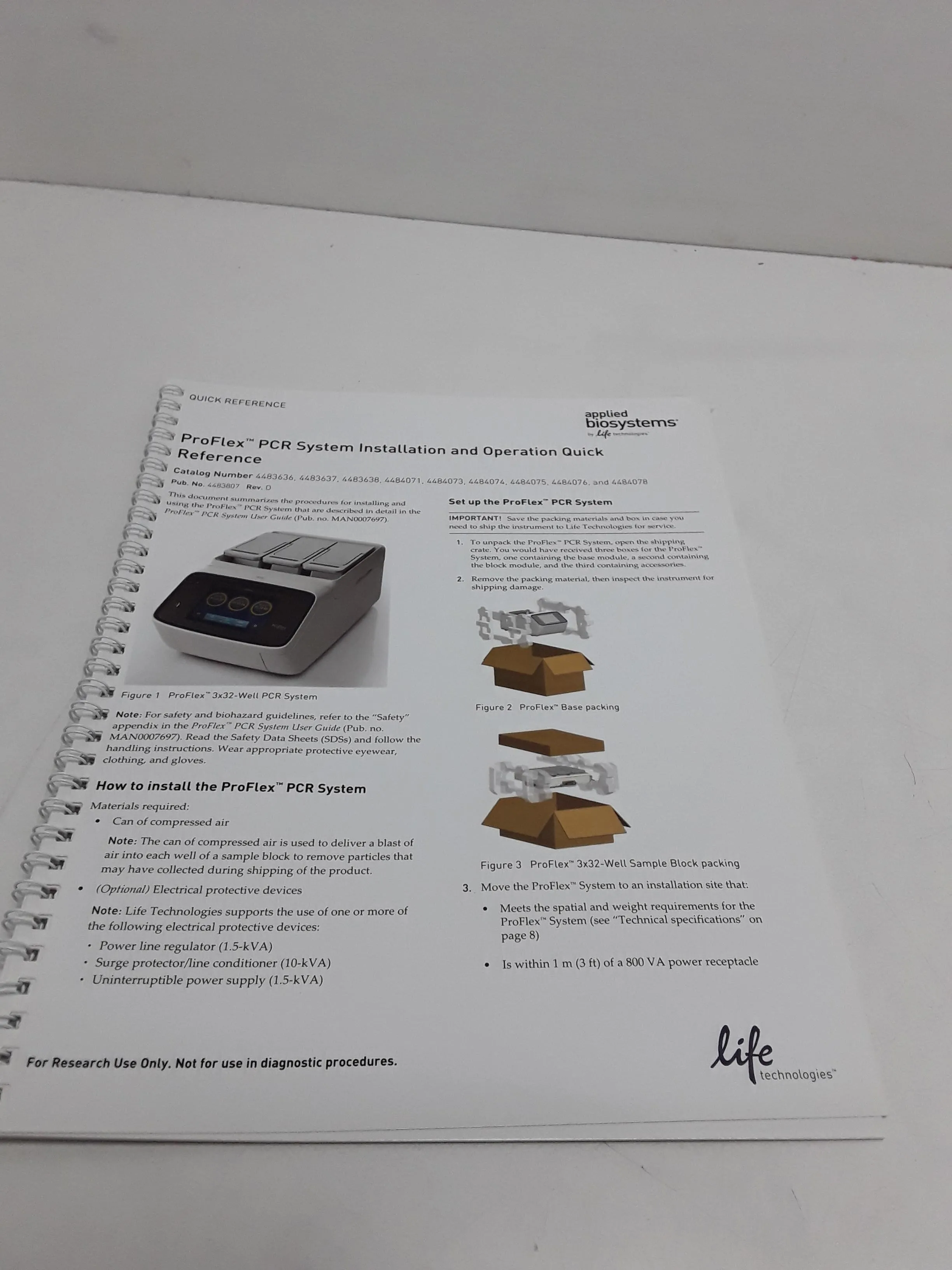 Applied Biosystems - ProFlex Base 4483636 PCR System