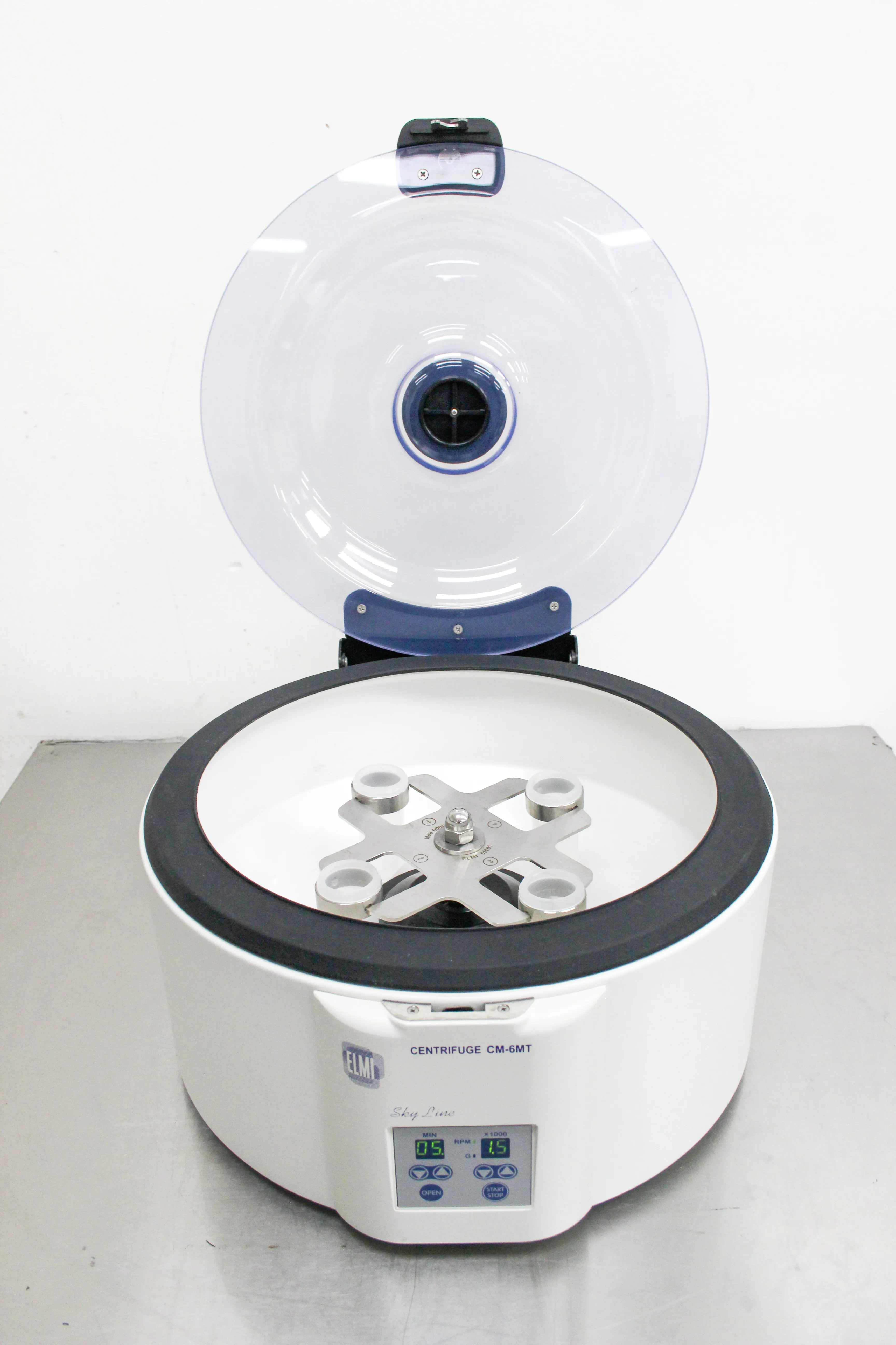 ELMI CM-6MT Sky Line Benchtop Swing Out Centrifuge with Rotors