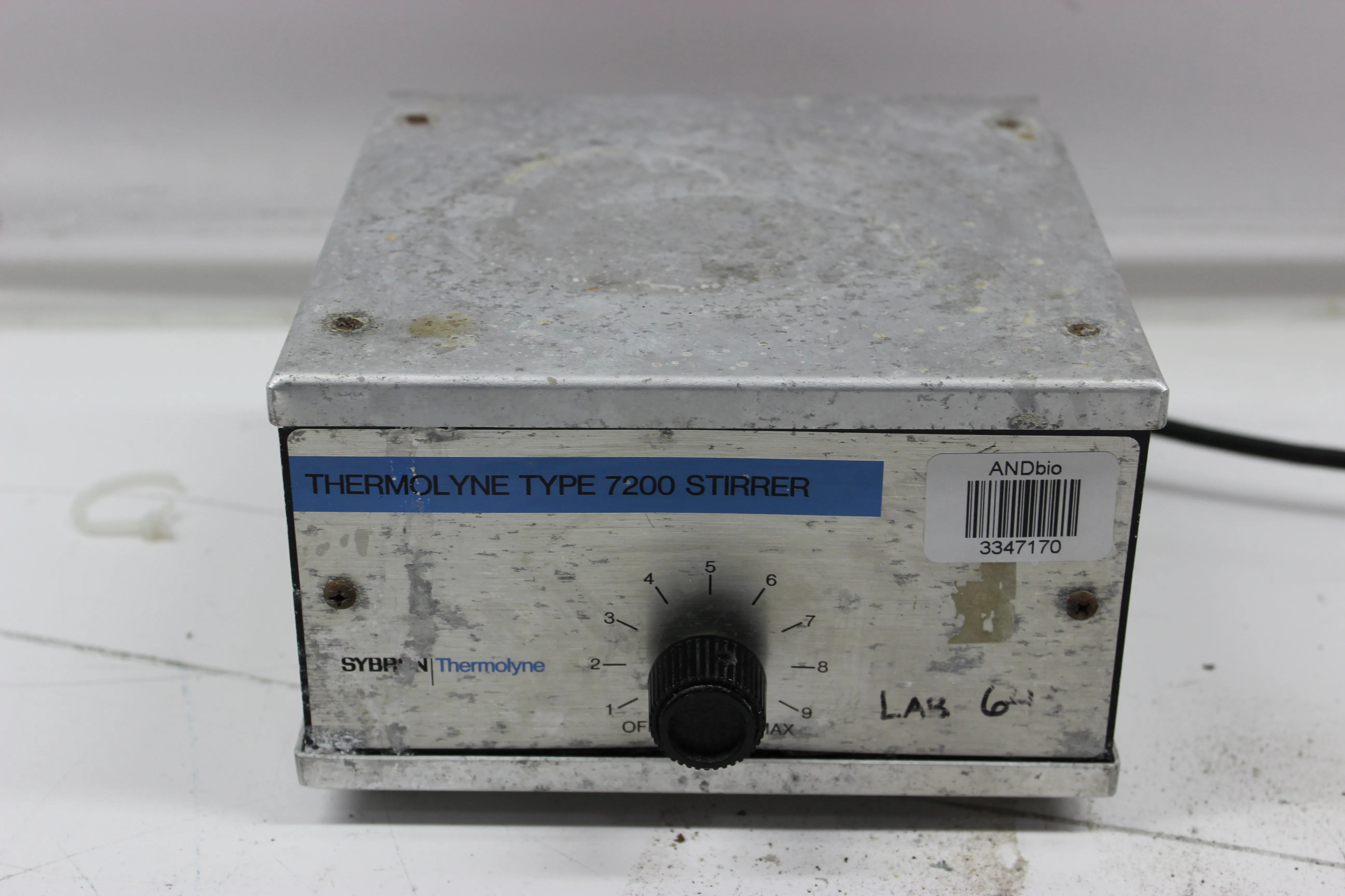 Thermolyne Type 7200 Stirrer S7225 - Used Laboratory Stir Plate