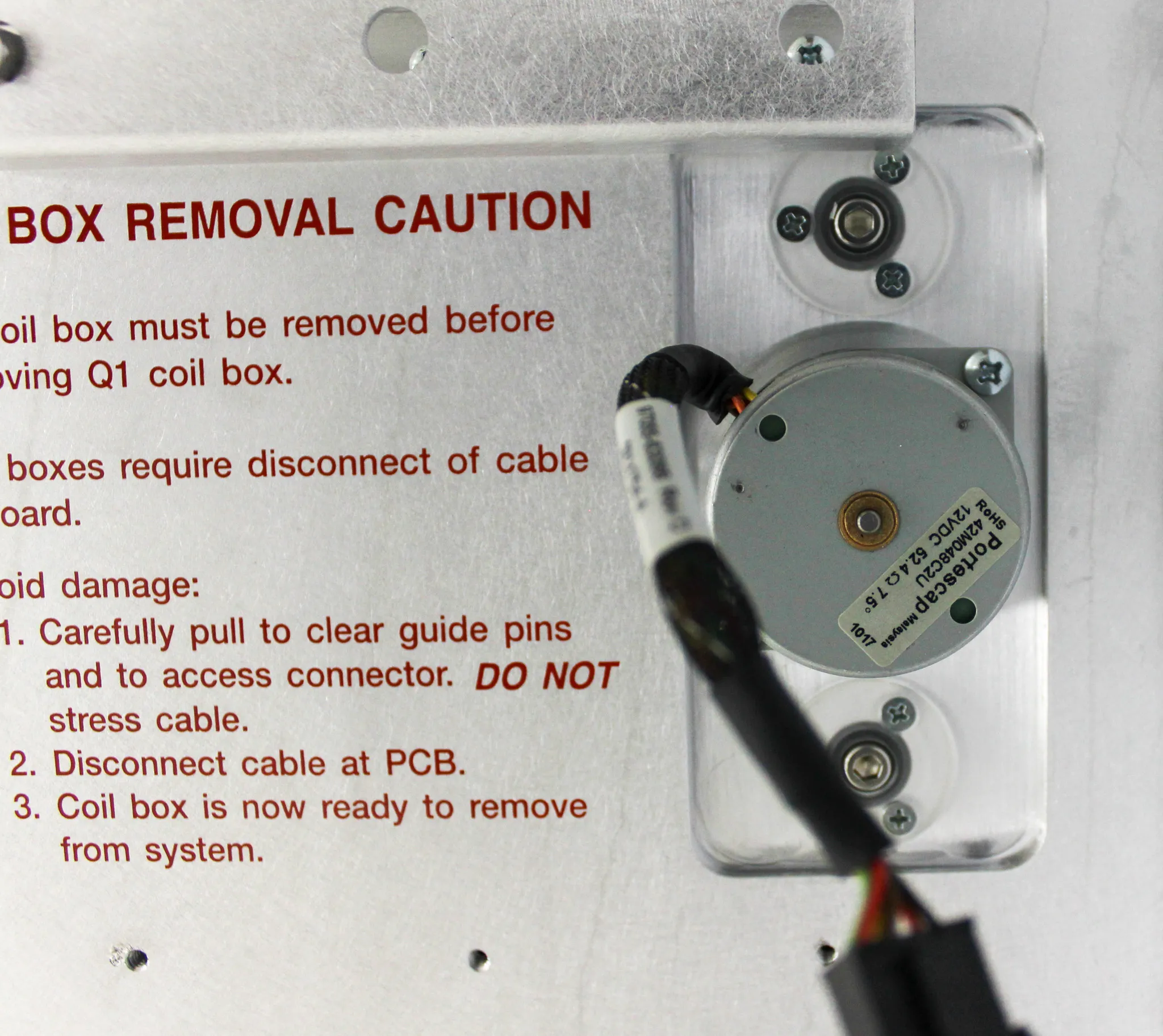 KQ Integrated Solutions -Thermo Coil Box Q3 Mass Range PN: 70111-60742