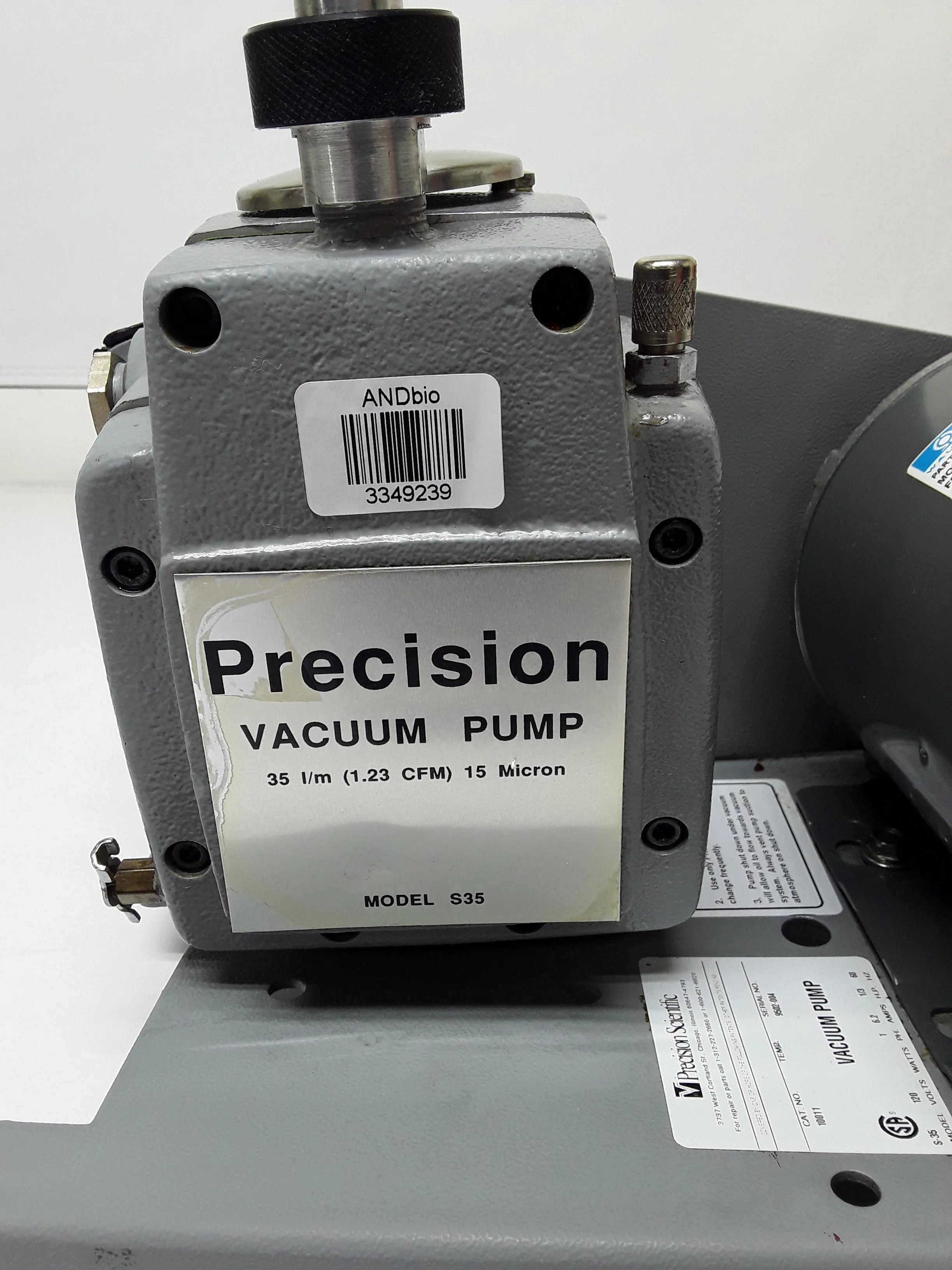 Precision Scientific S-35 Pump with 30-Day Warranty